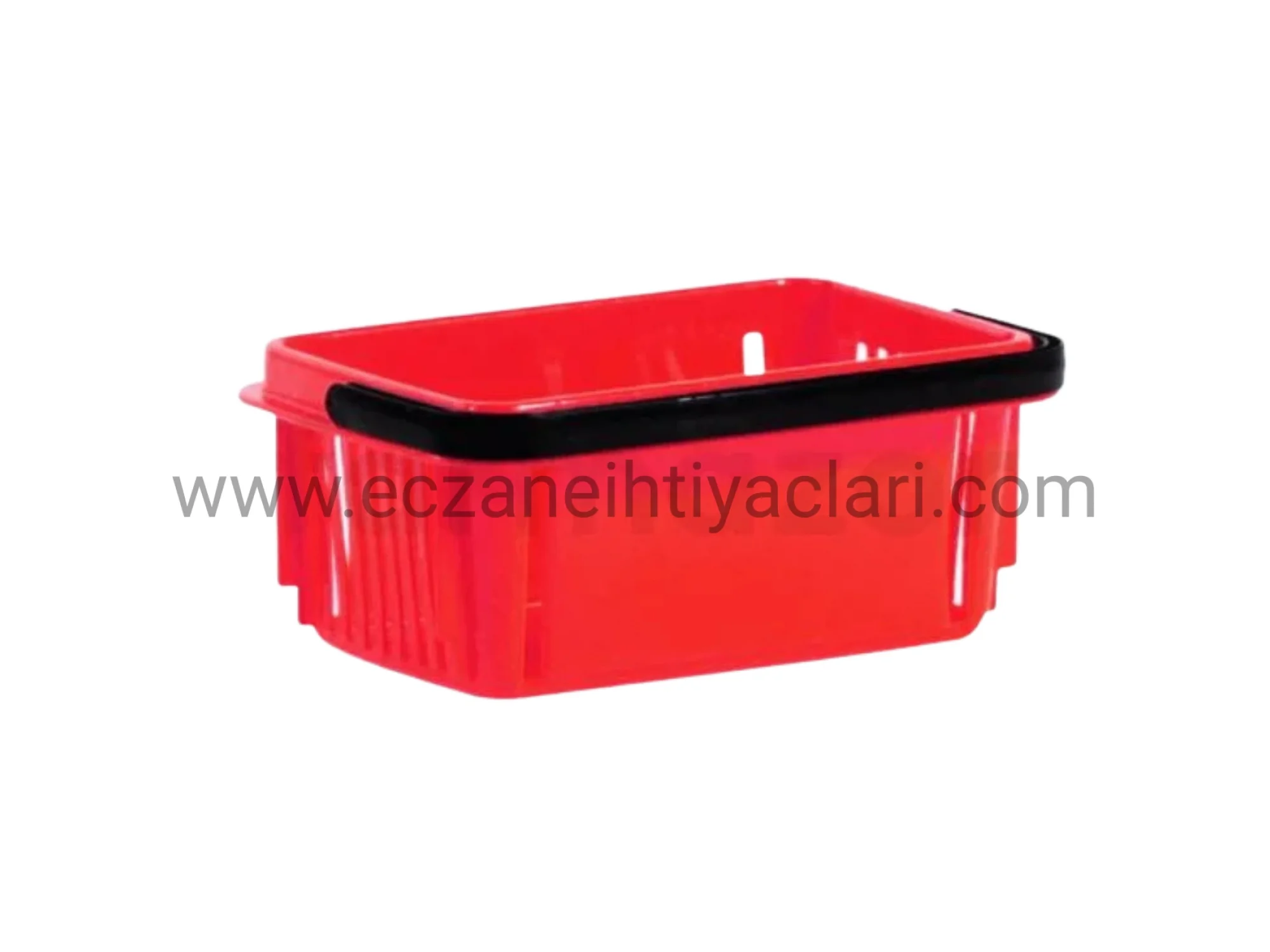 Kırmızı Küçük Eczane Alışveriş Sepeti - 7LT 5 Adet