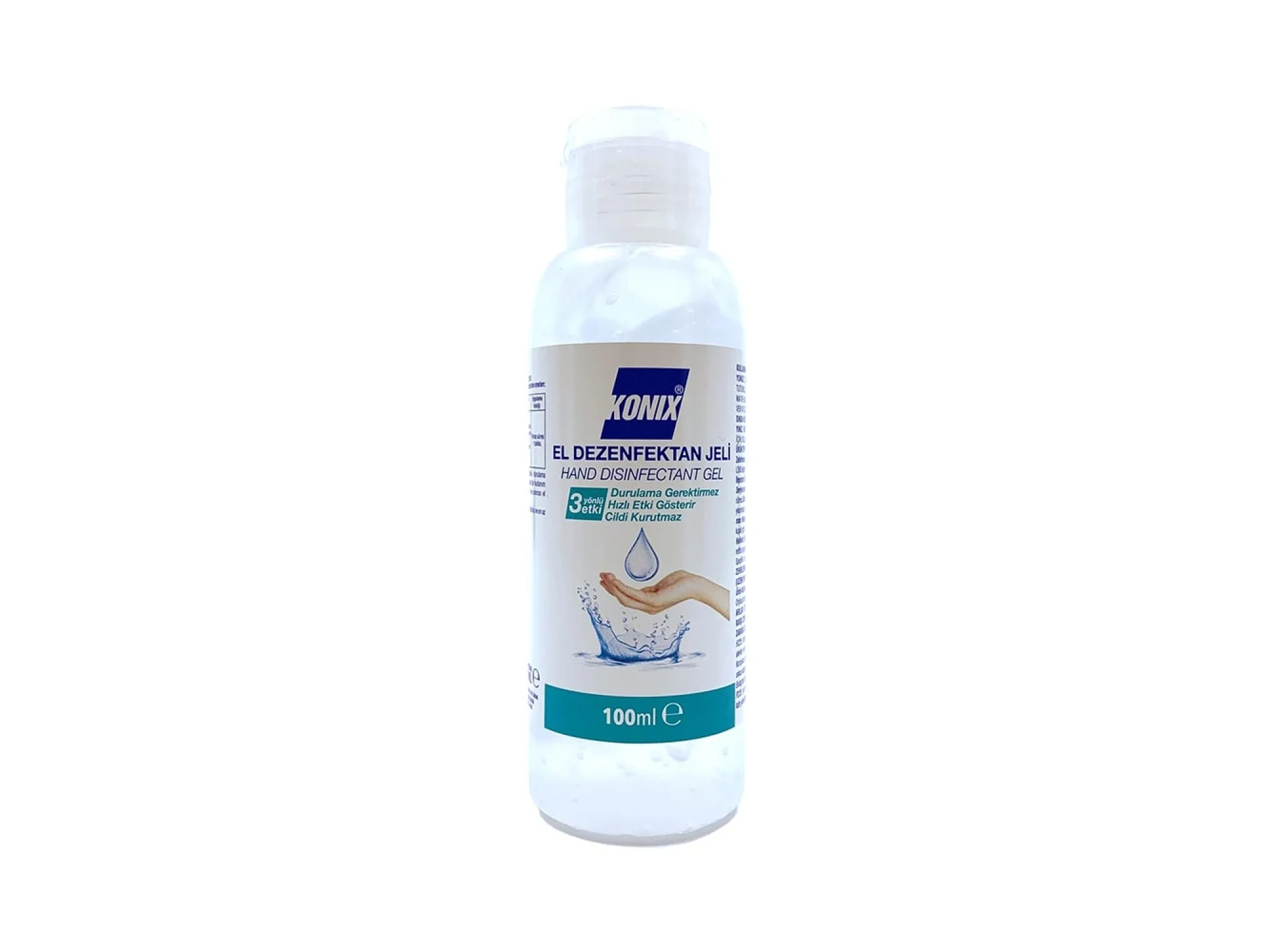 Konix El Dezenfektanı Jel 100 ml (Biyosidal Ruhsatlı)