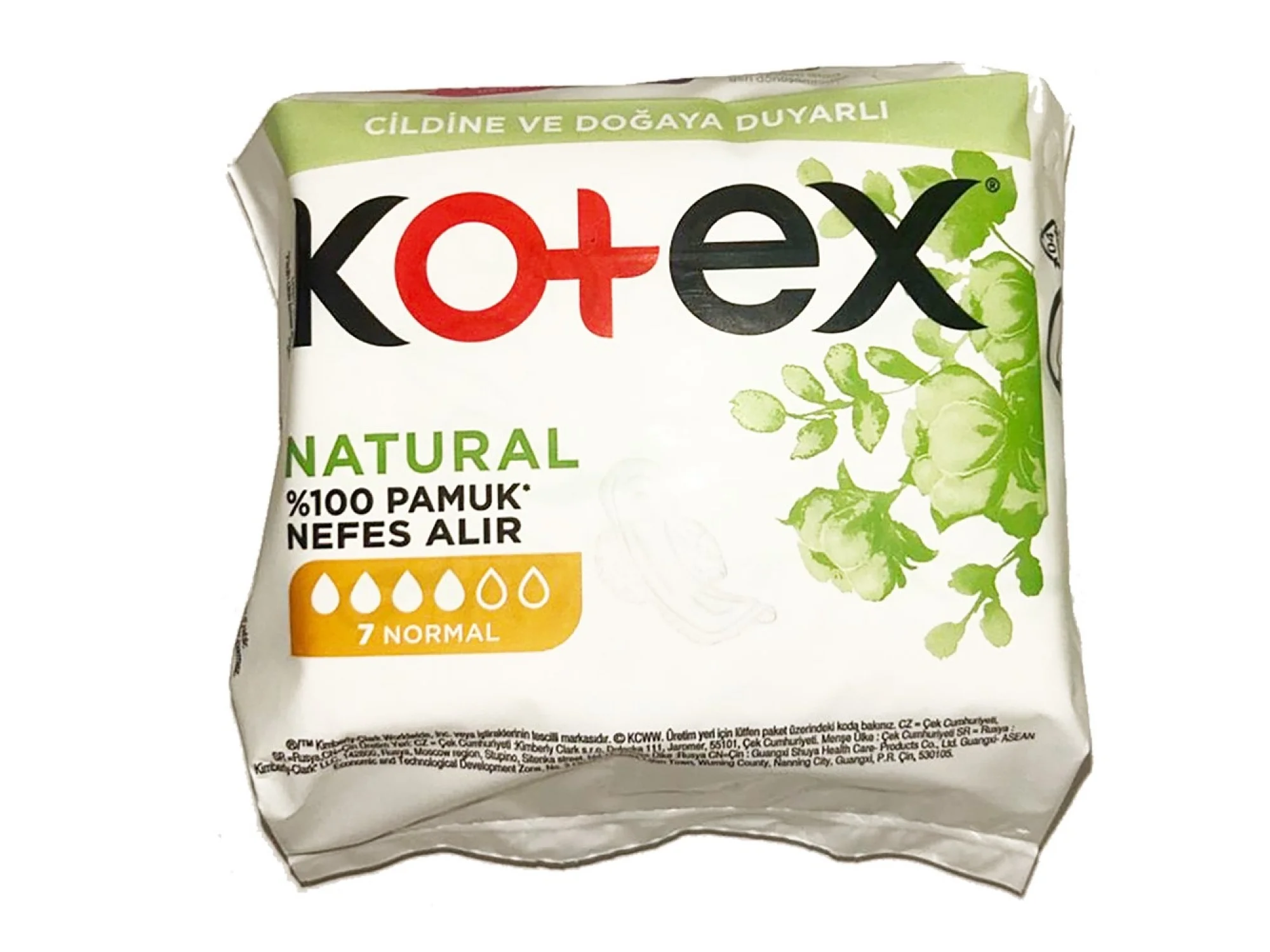 Kotex Natural Ultra Single Normal Hijyenik Ped 7li