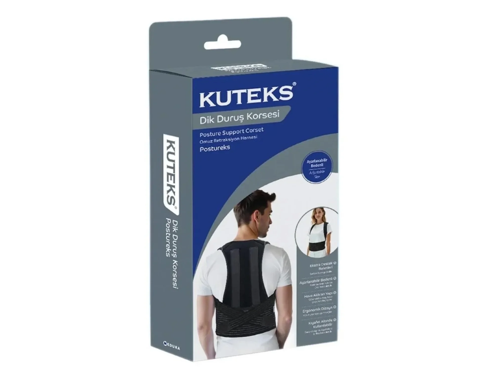 Kuteks Dik Duruş Korsesi
