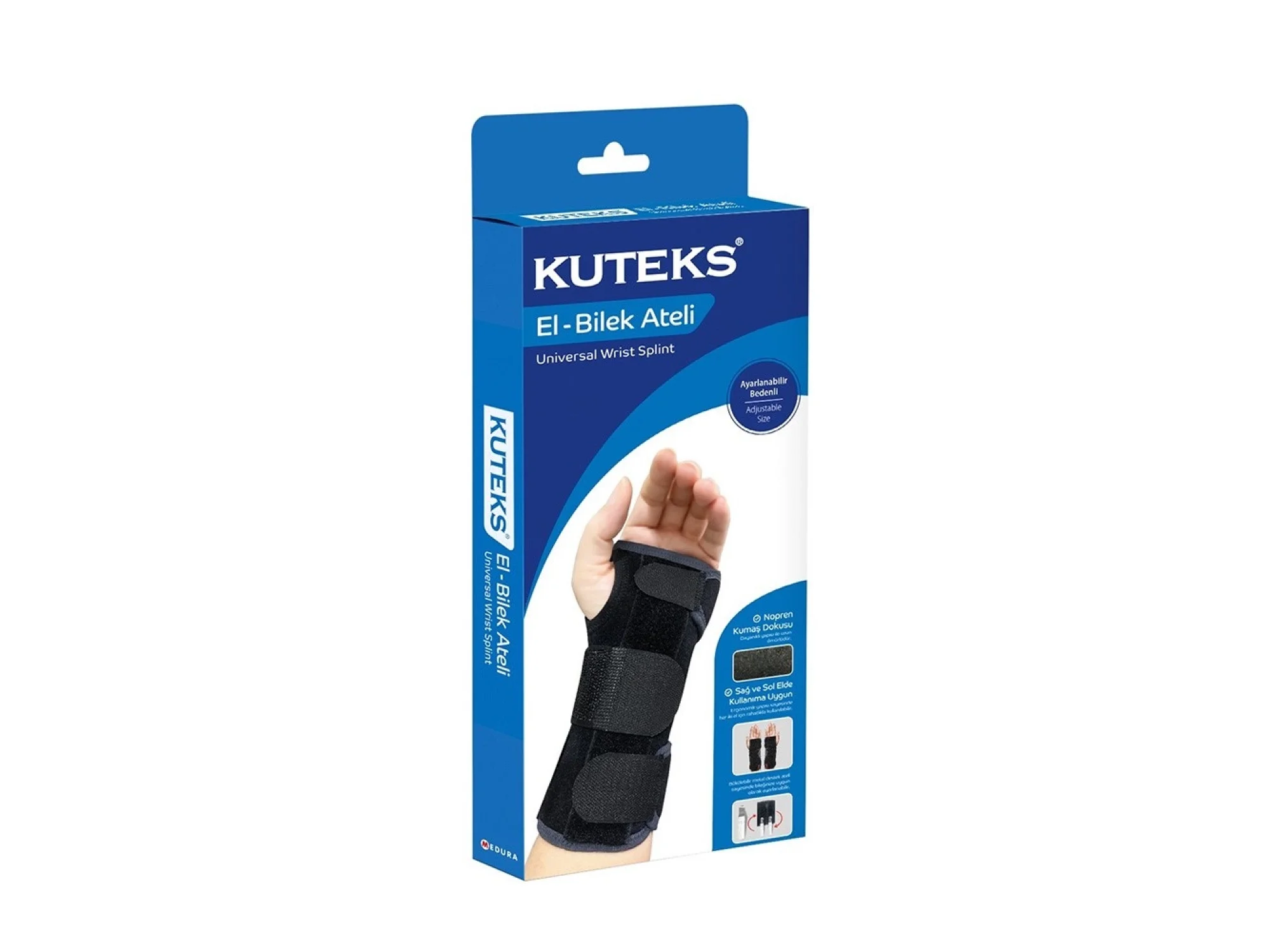 Kuteks El Bilek Ateli Neopren - Başparmak Desteksiz Çift Taraflı