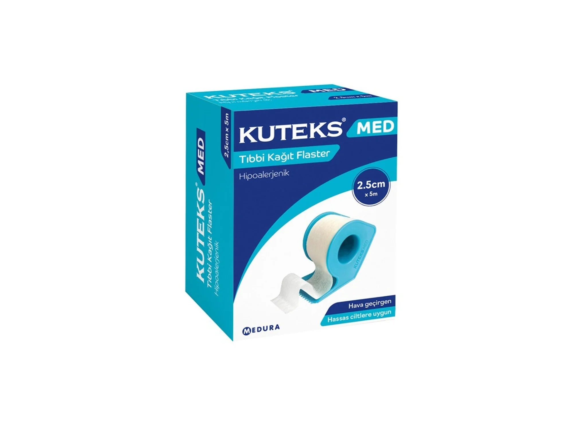 Kuteks Med Kağıt Flaster 2,5 cm x 5 m