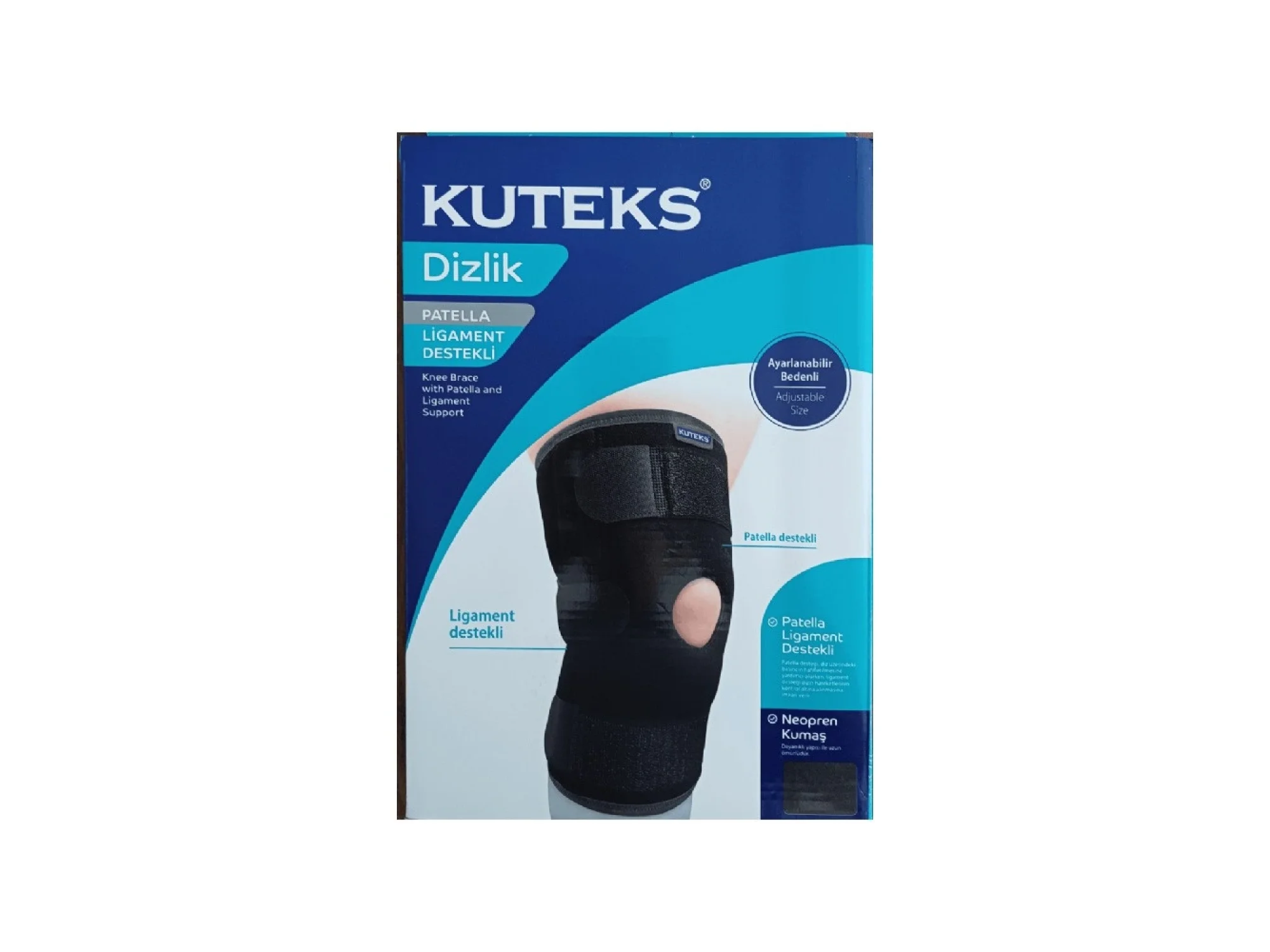 Kuteks Neopren Patella Ligament Destekli Dizlik Standart