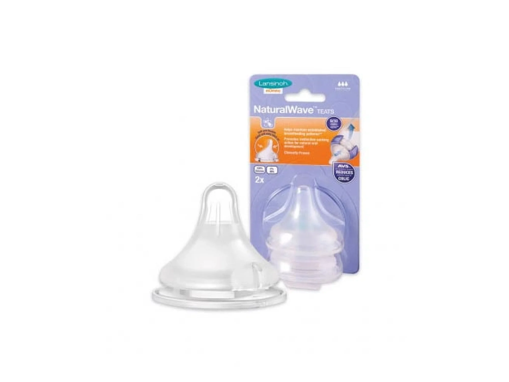 Lansinoh Natural Wave Biberon Emziği Hızlı Akışlı