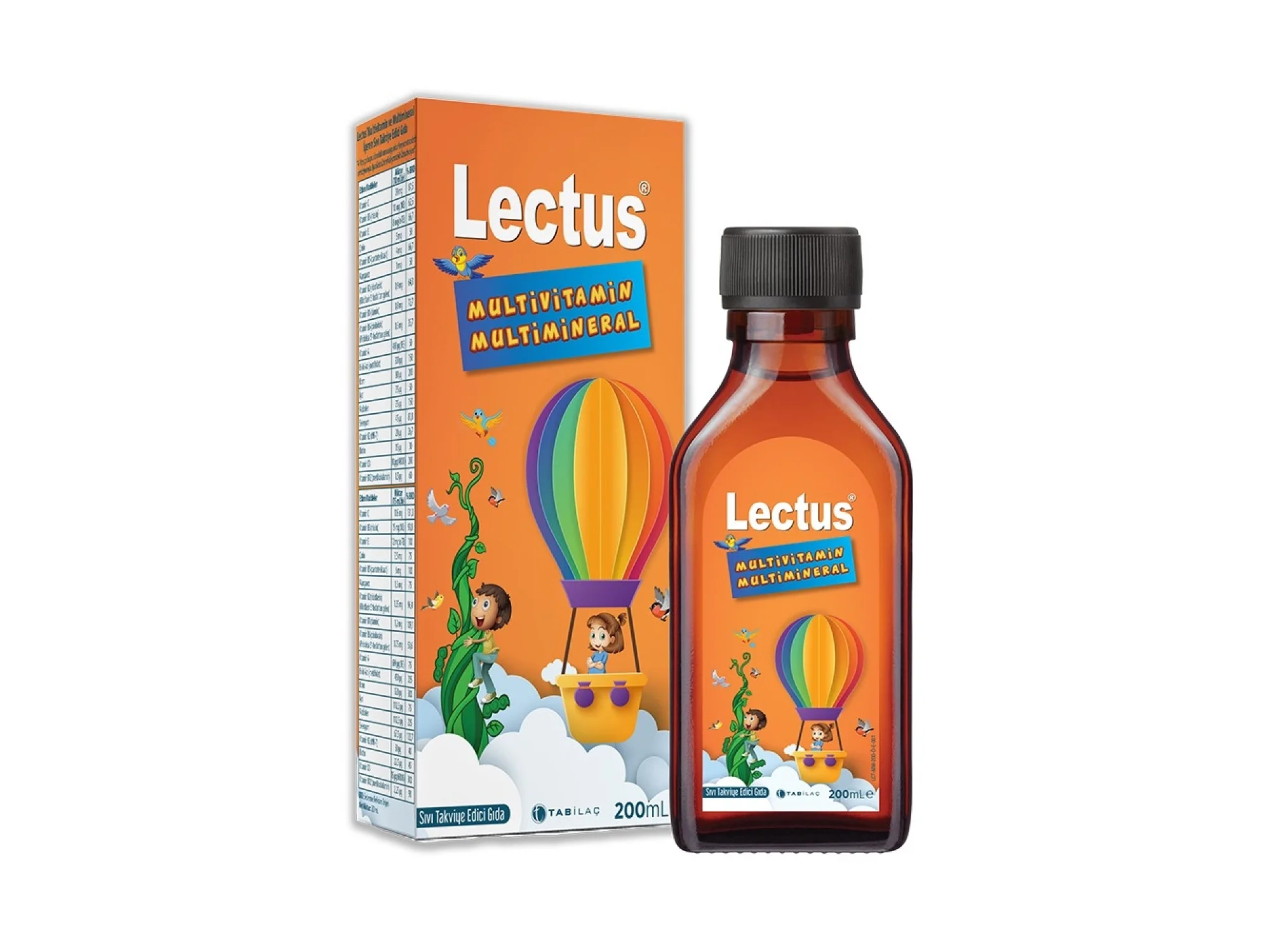 Lectus Multivitamin Mutlimineral Şurup 200 ml