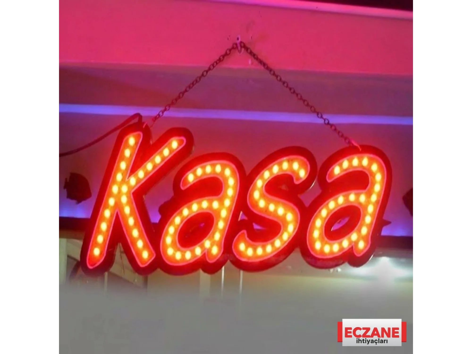 Led Kasa tabelası ( 400 x 150 mm )