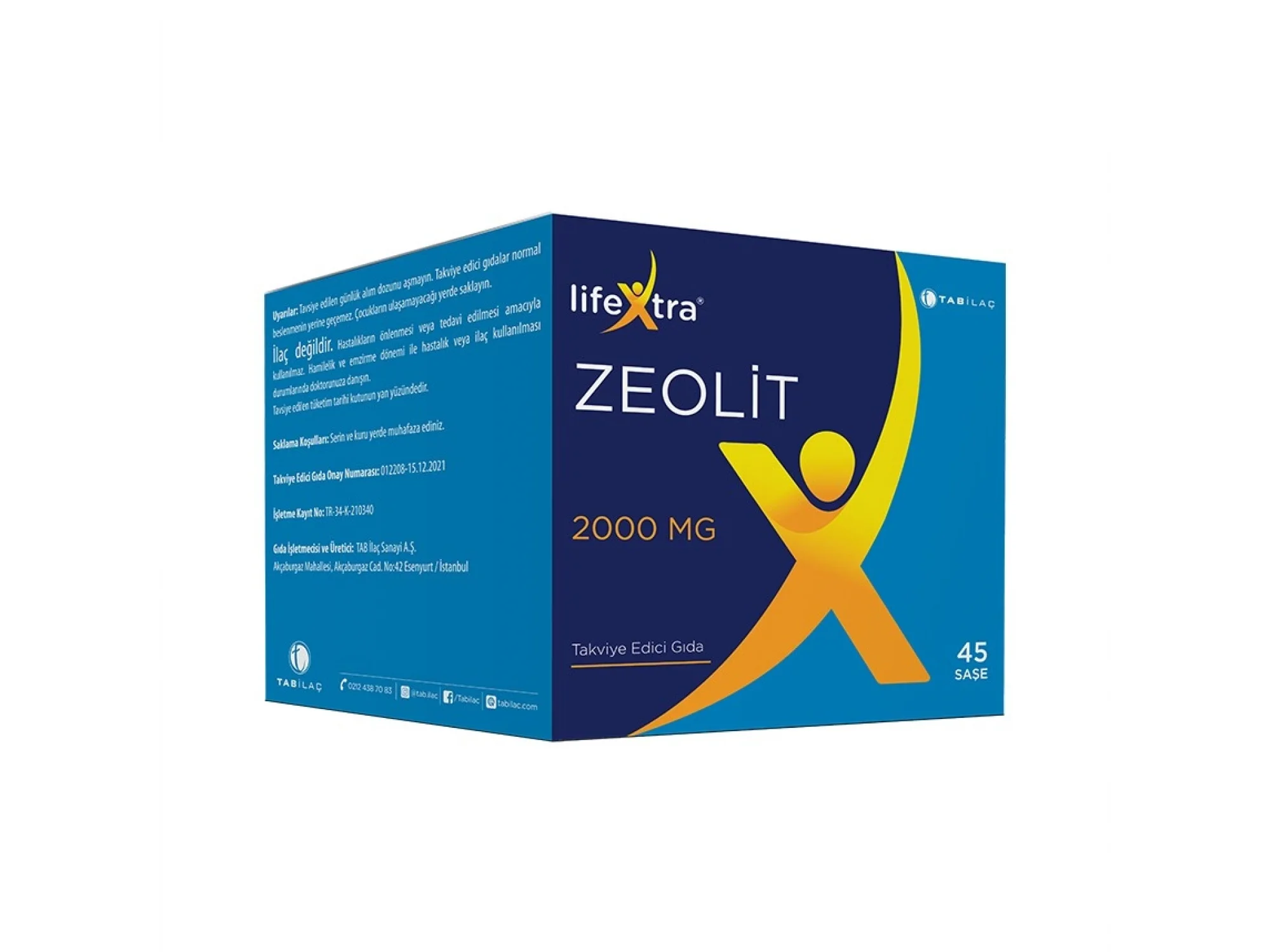 Lifextra Zeolit 2000 mg 45 Saşe