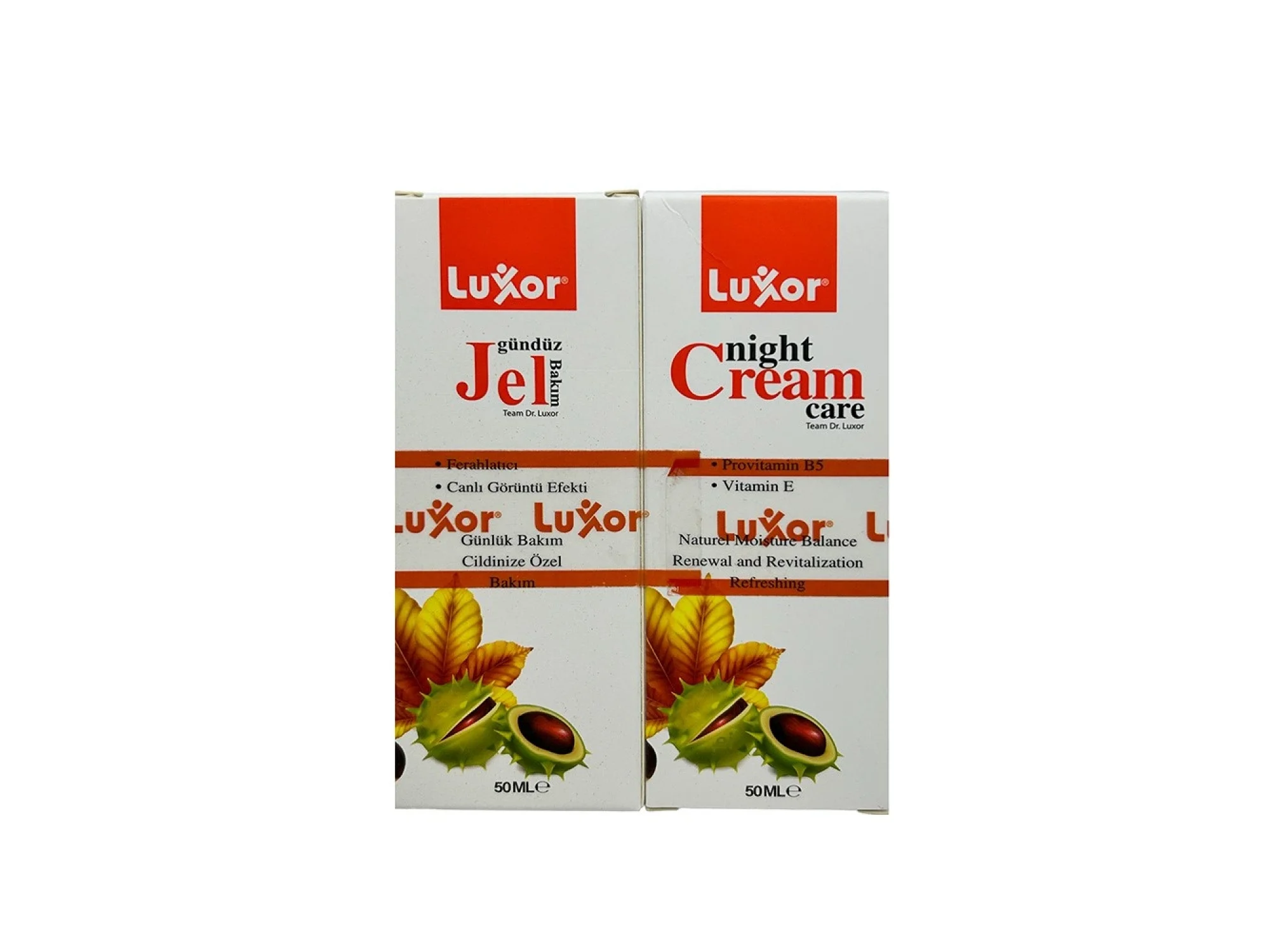 Luxor Gece Bakım Kremi 50 ml + Gündüz Bakım Jel 50 ml