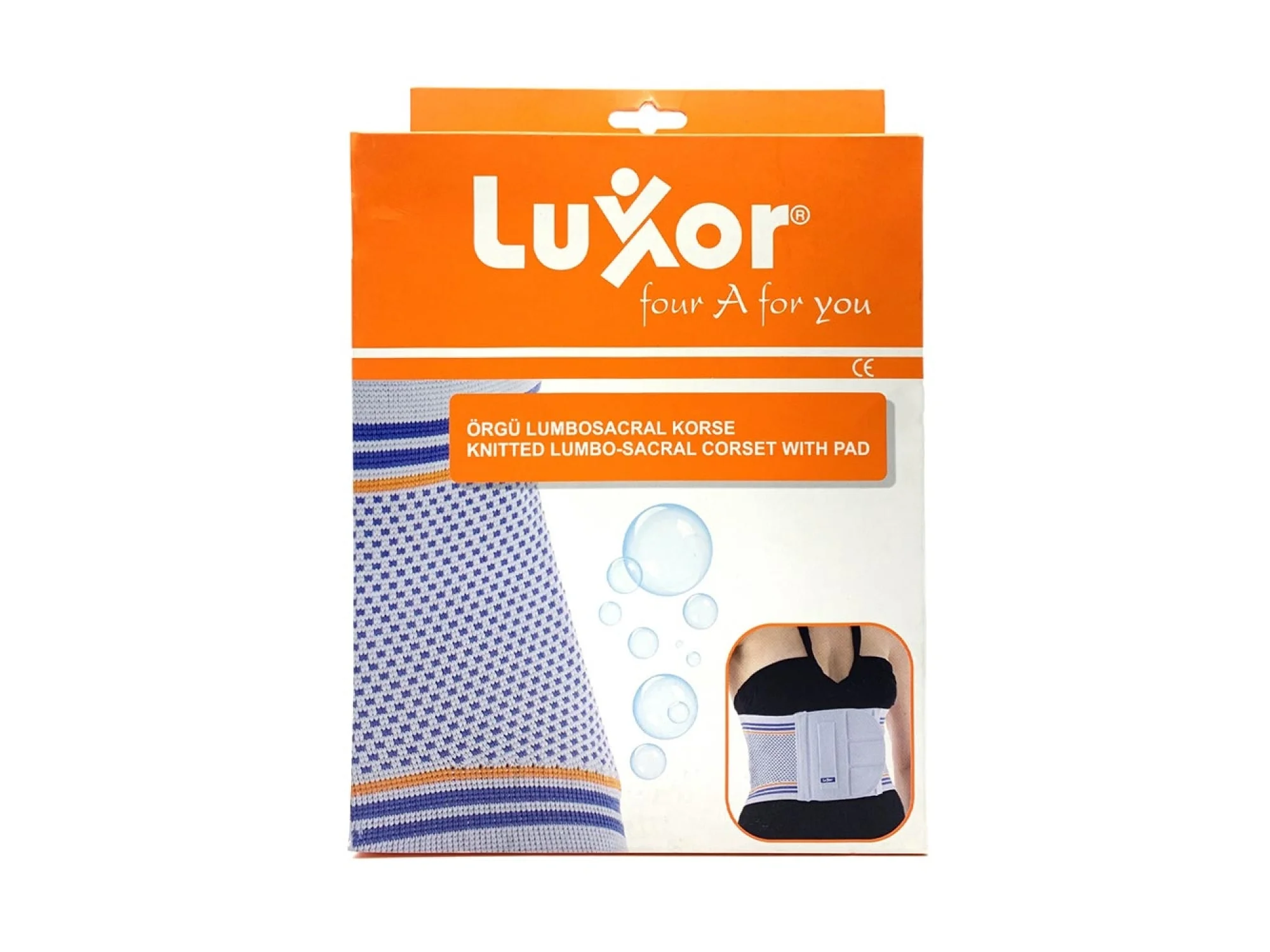 Luxor Örgü Lumcosacral Korse - xxLarge 107