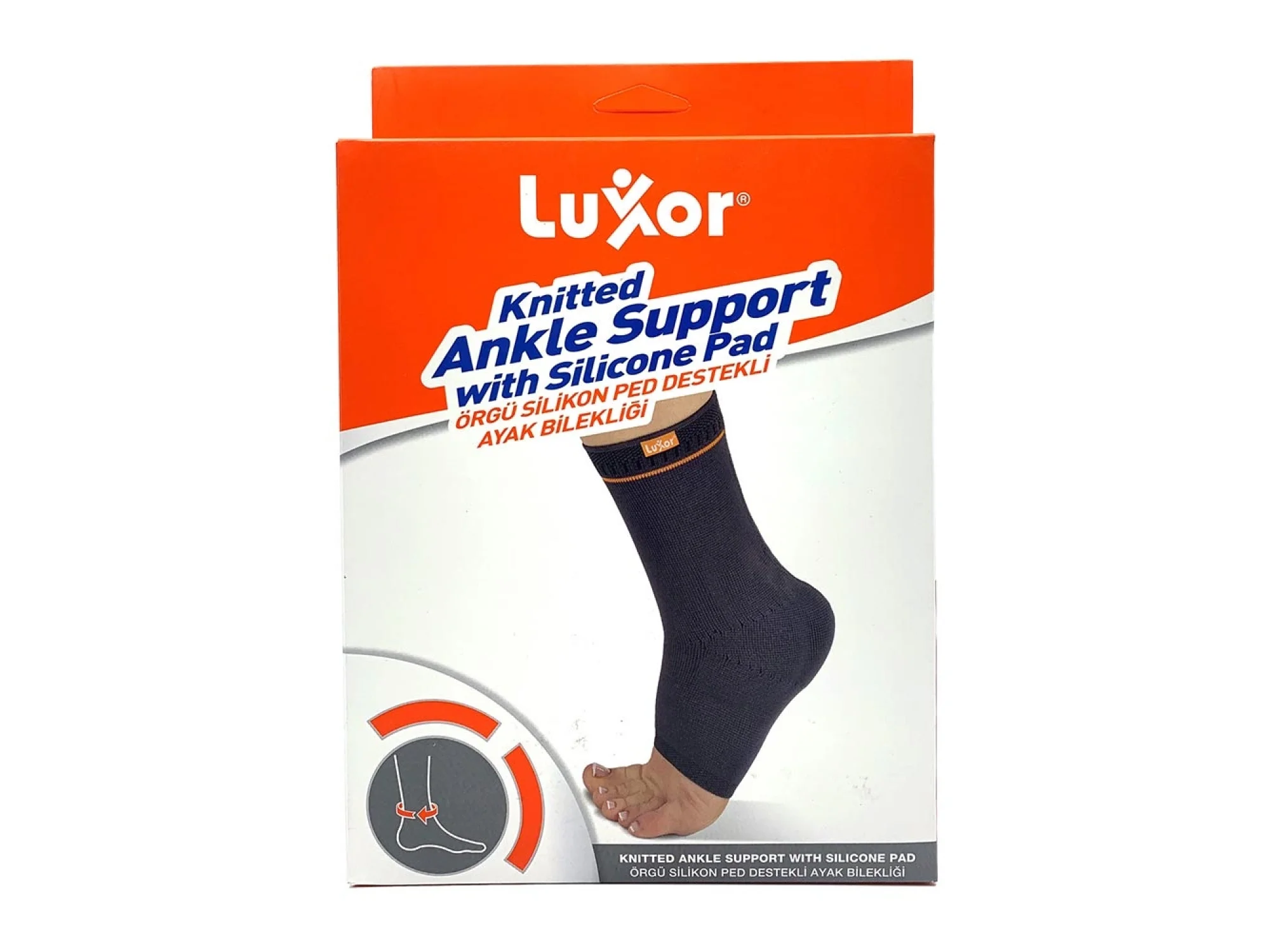 Luxor Örgü Silikon Ped Destek Ayak Bilekliği - xLarge 105