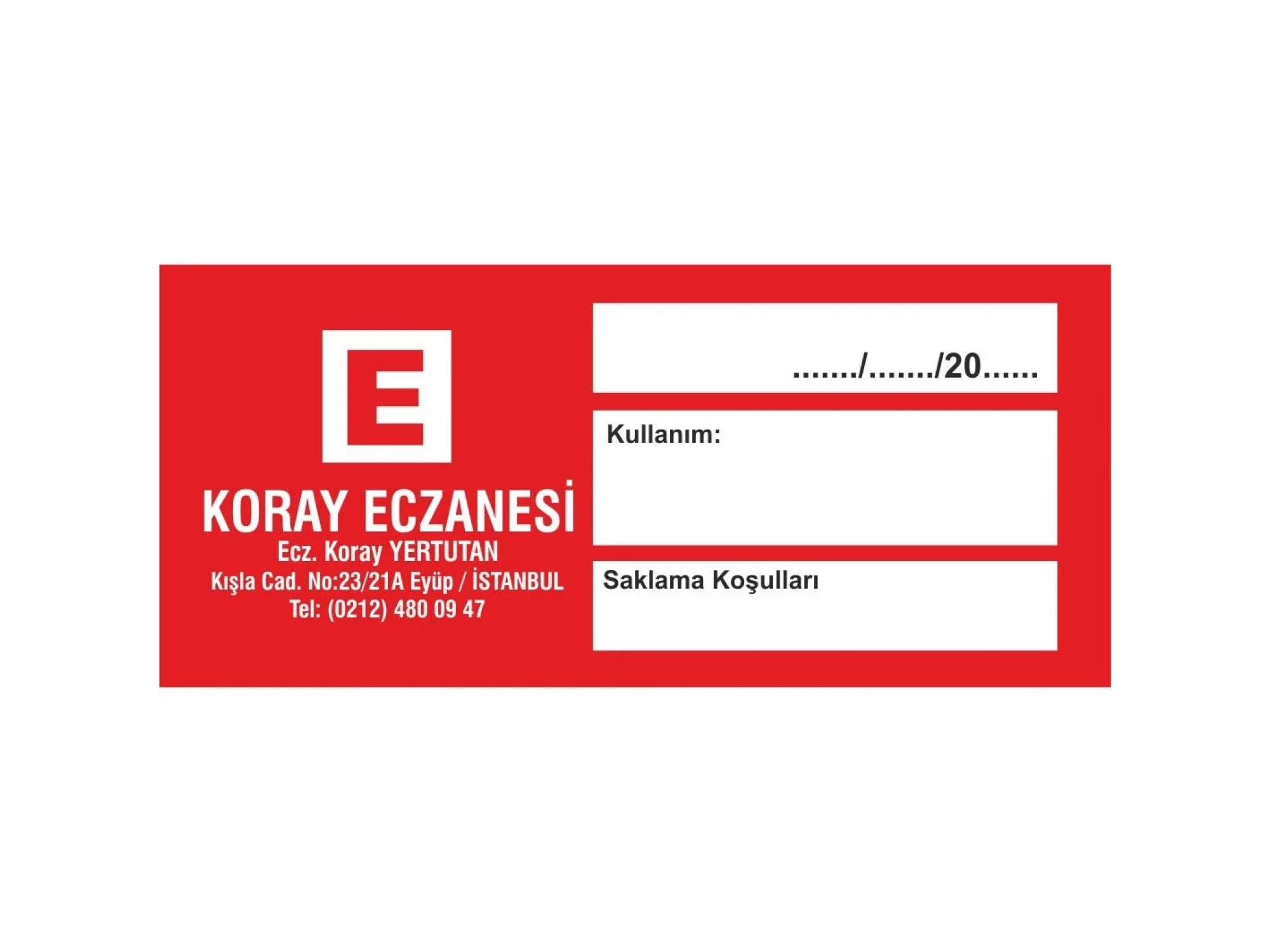 Majistral İlaç Etiketi Kod3