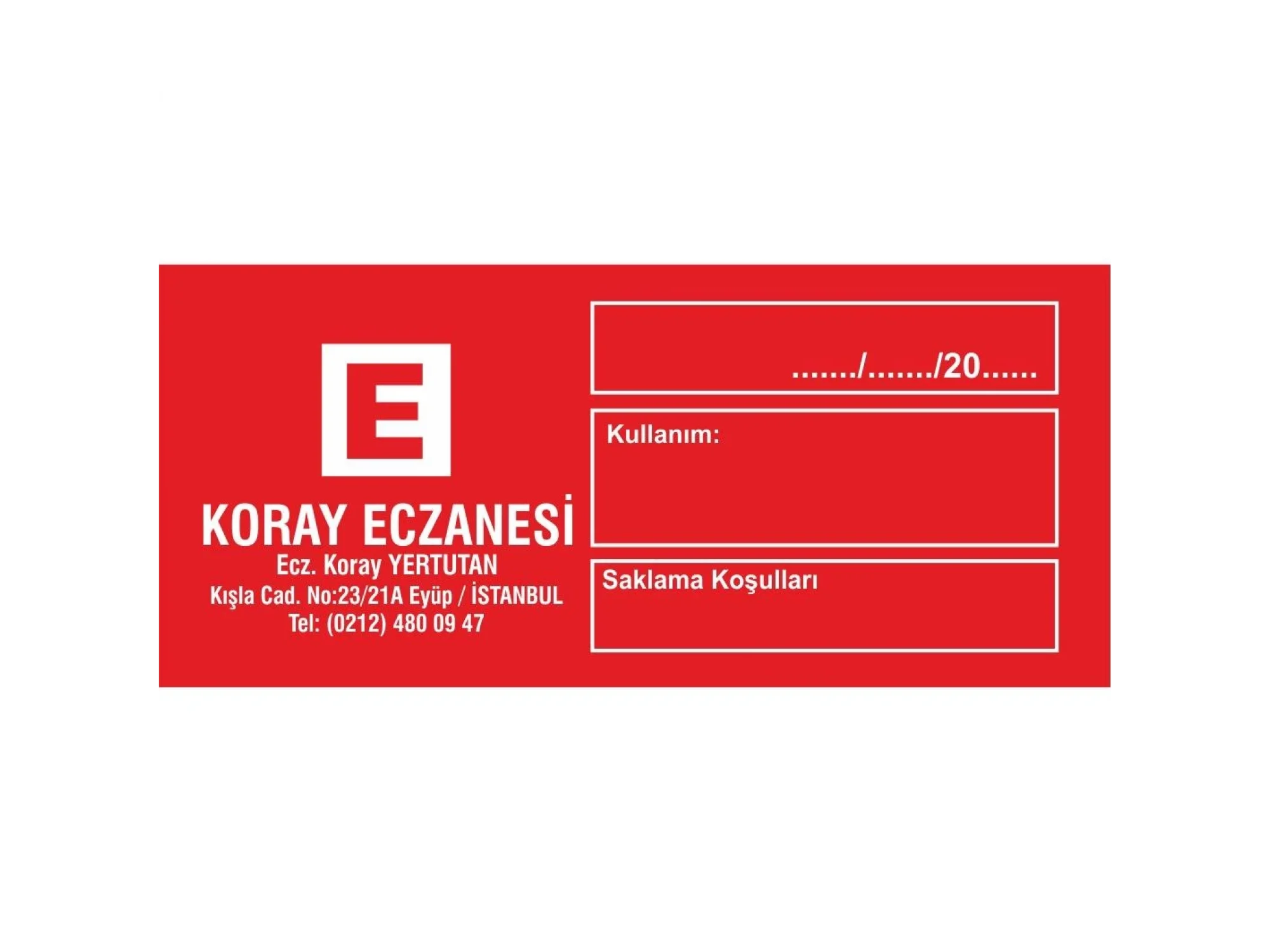 Majistral İlaç Etiketi Kod5