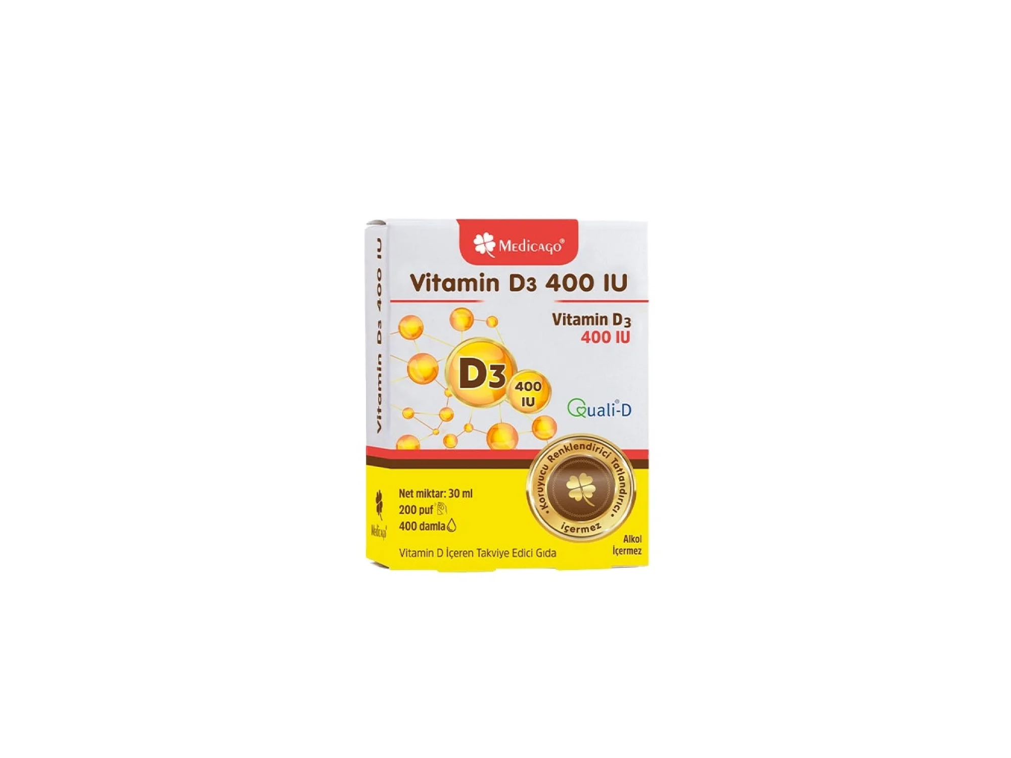 Medicago Vitamin D3 400 IU Puf 30 ml