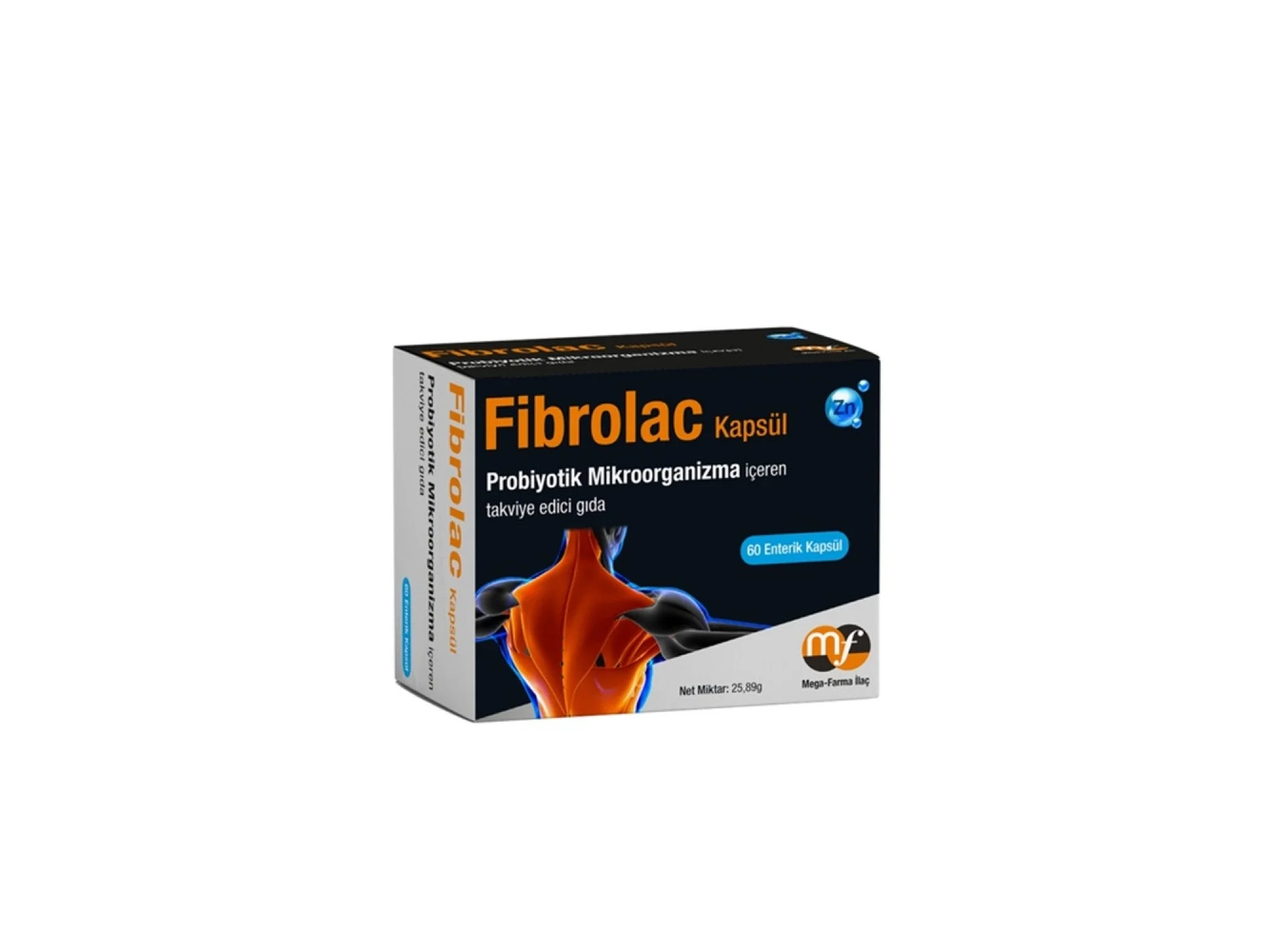 Mega Farma Fibrolac 60 Enterik Kapsül