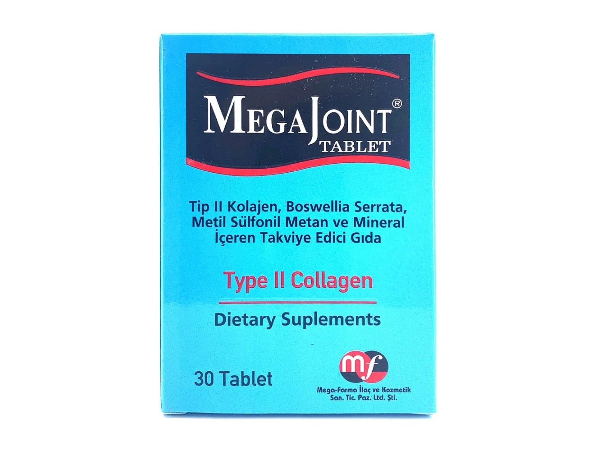 Mega Joint Tip II Kolajen 30 Tablet
