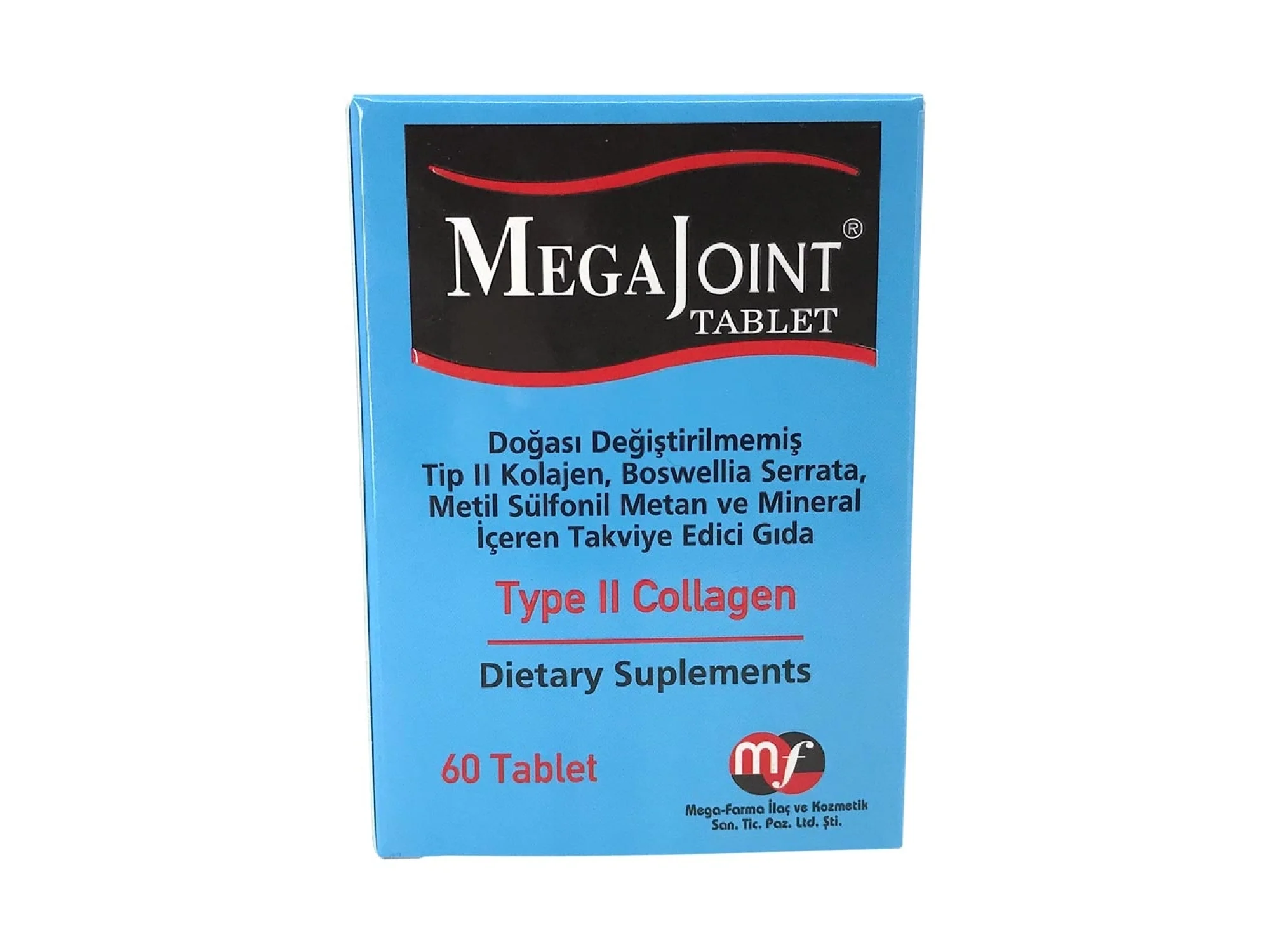 Mega Joint Tip II Kolajen 60 Tablet