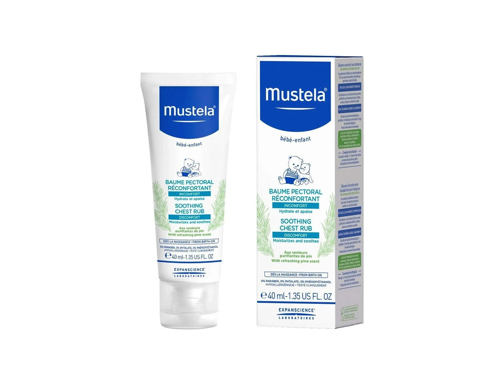 Mustela Soothing Comfort Chest Rub Rahatlatıcı Göğüs Balsamı 40 ml