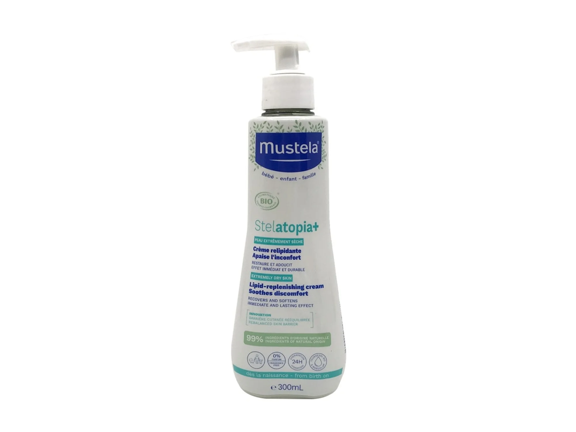 Mustela Stelatopia Cream Pompalı Şişe 300 ml
