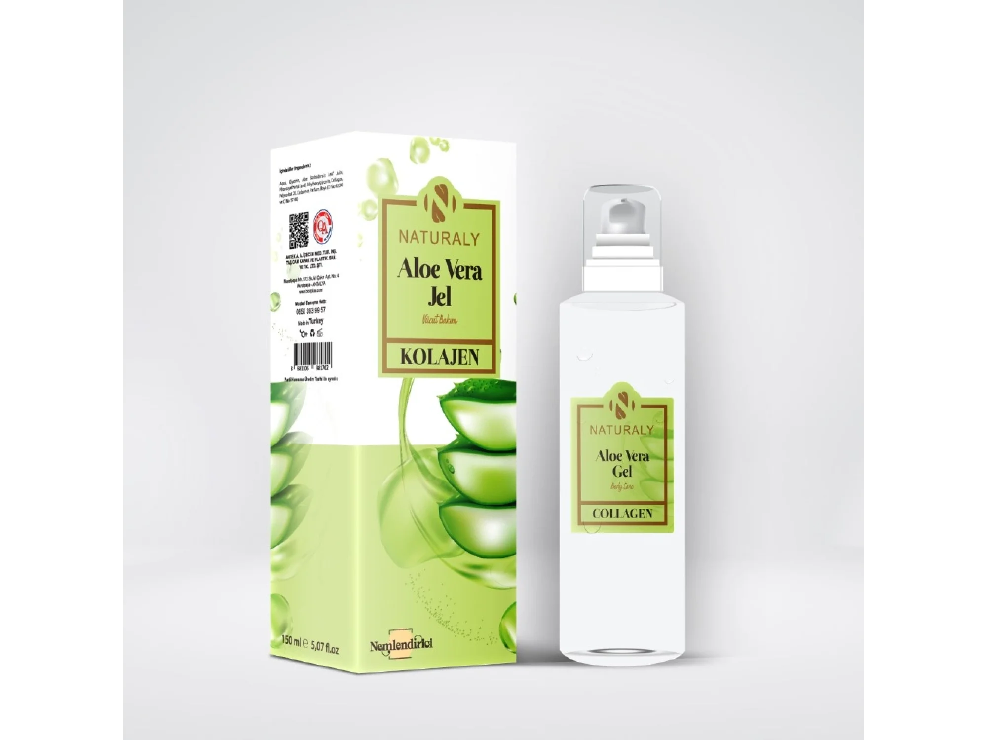 Naturaly Aloe Vera Gel Collagen 150 ml