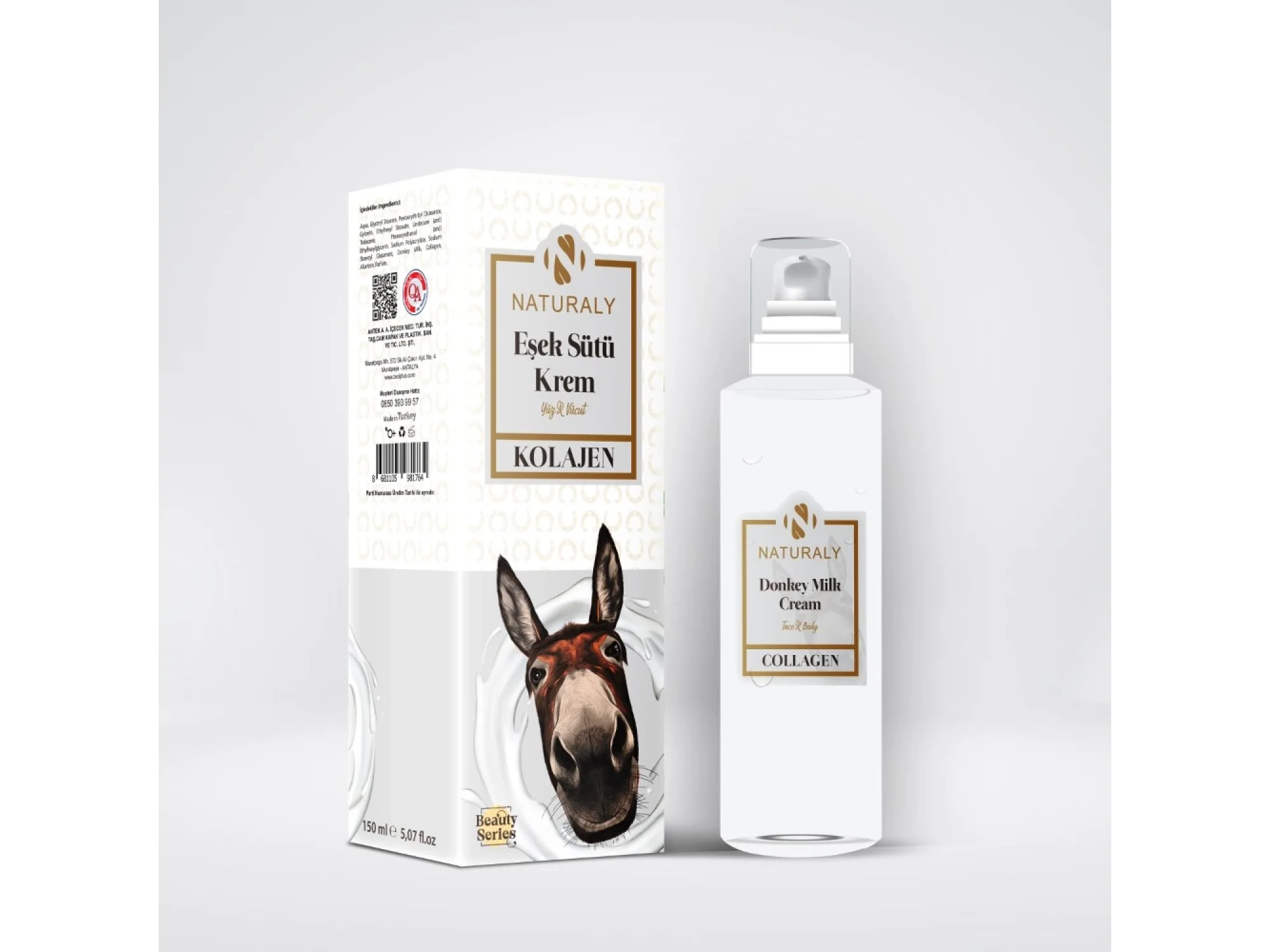 Naturaly Eşek Sütü Krem Kolajen 150 ml