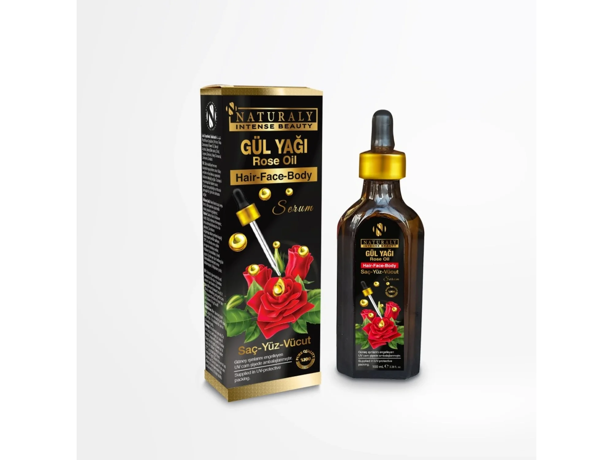Naturaly Gül Yağı Serum 100 ml