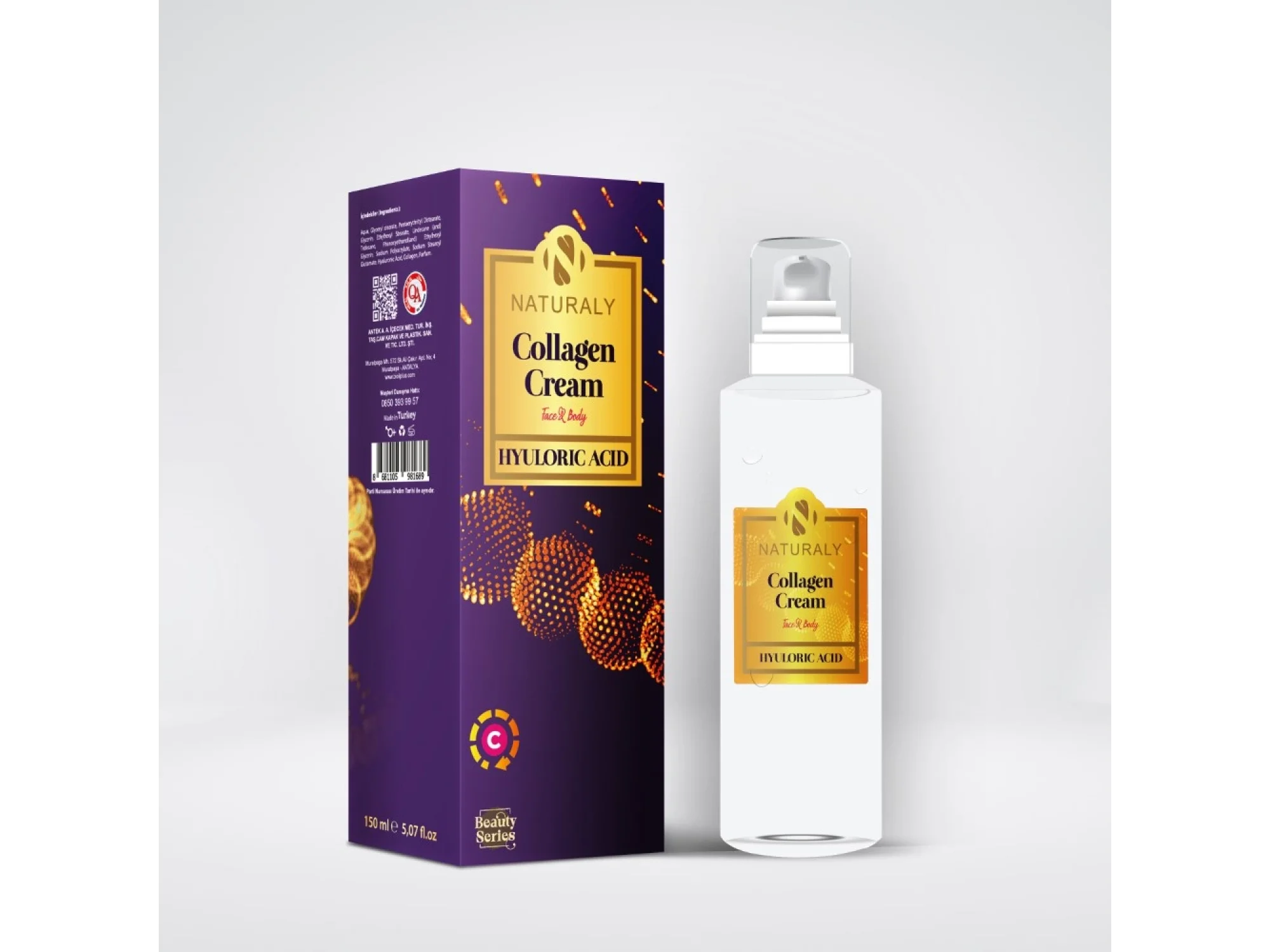 Naturaly Kolajen Krem Hyulorik Asit 150 ml