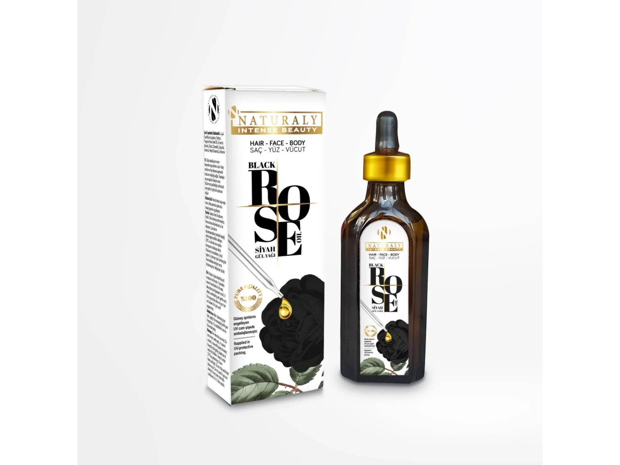 Naturaly Siyah Gül Yağı Serum 100 ml