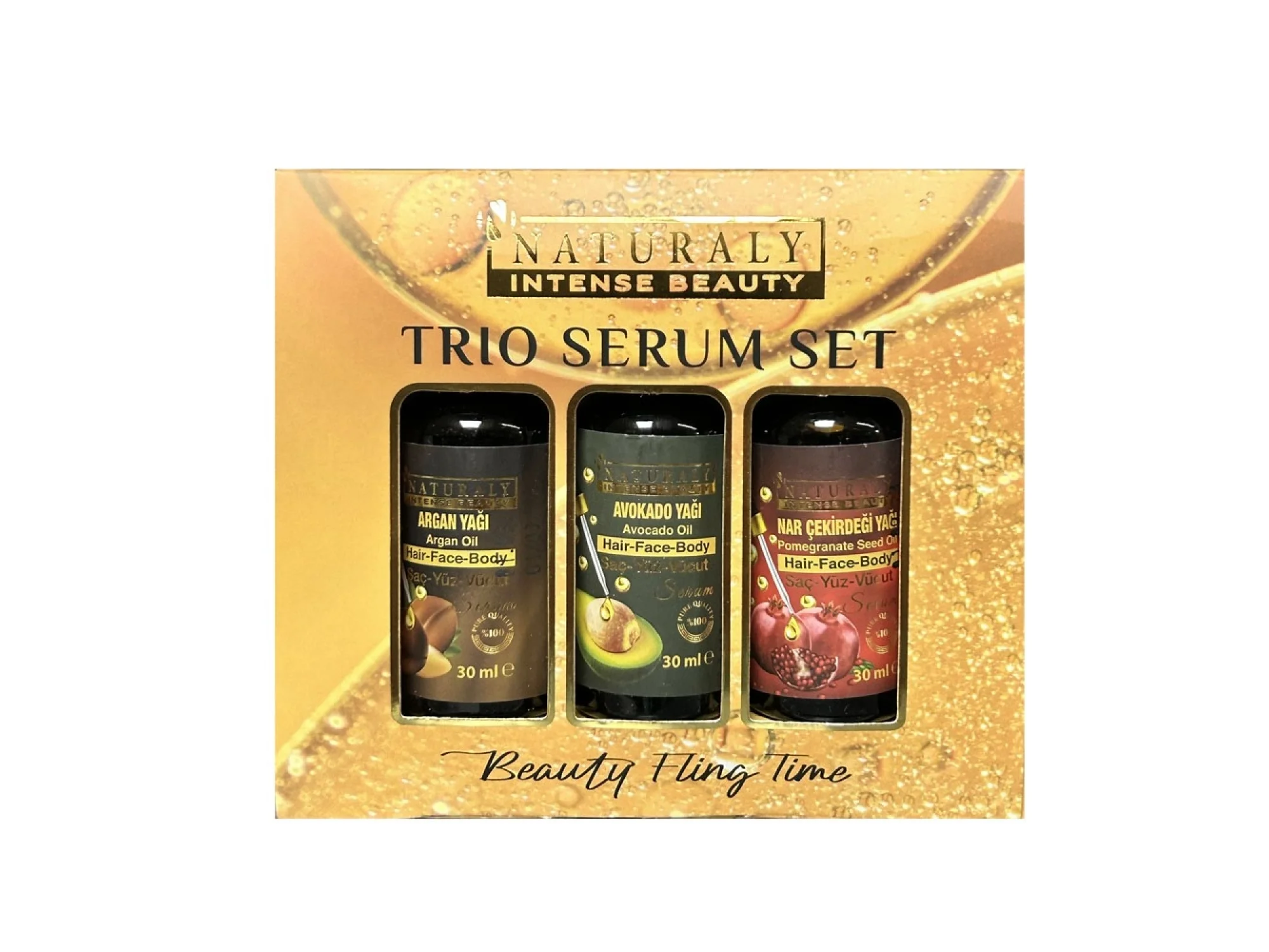 Naturaly Trio Serum Set 30 ml 3lü