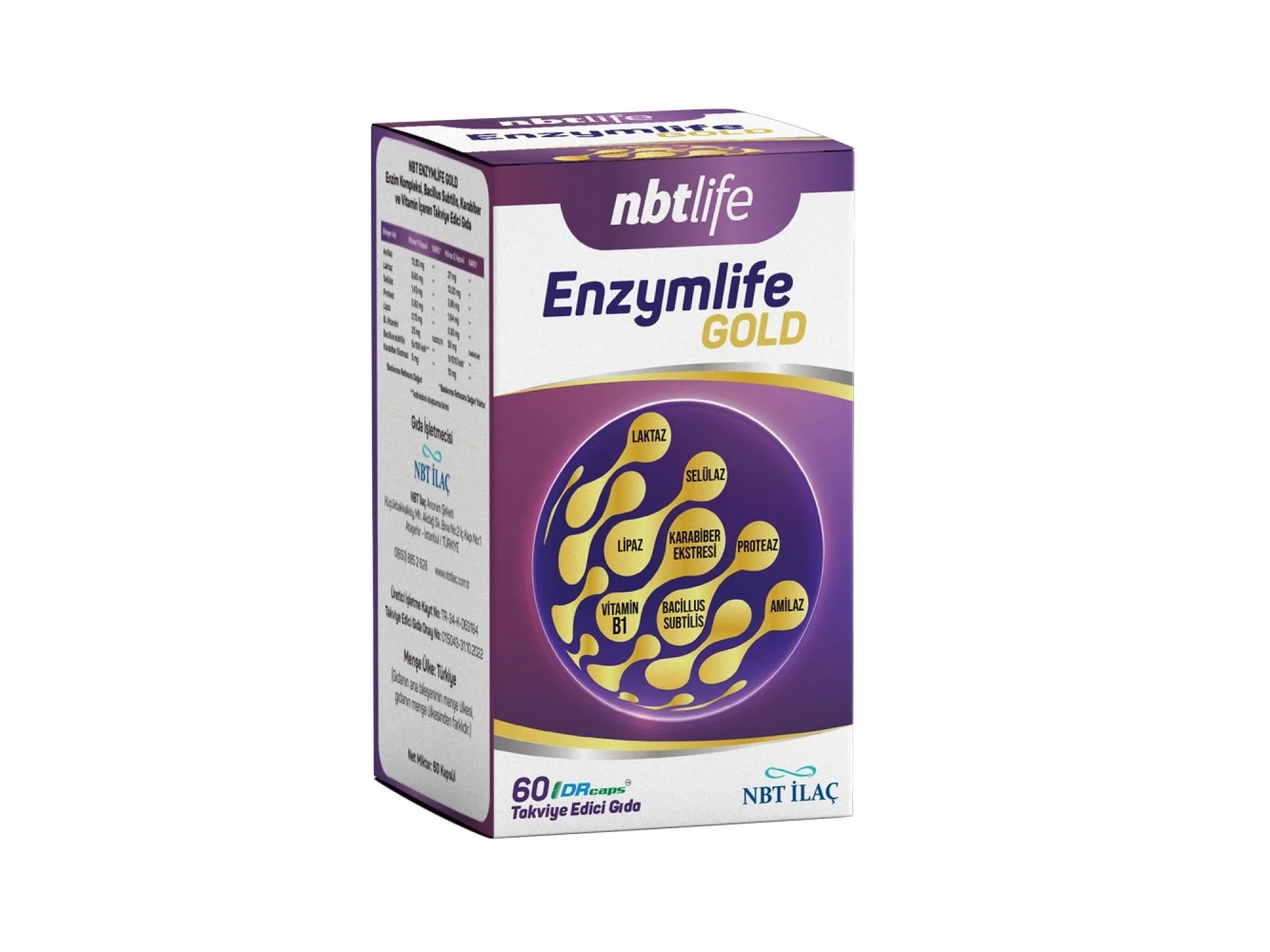 NBT Life Enzymlife Gold 60 Tablet