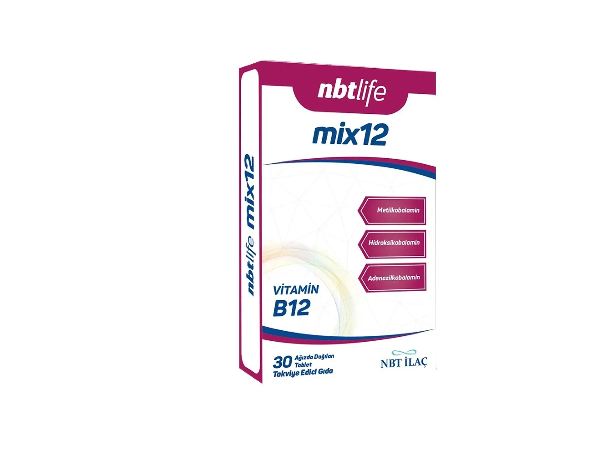 NBT Life Mix Vitamin B12 30 Kapsül
