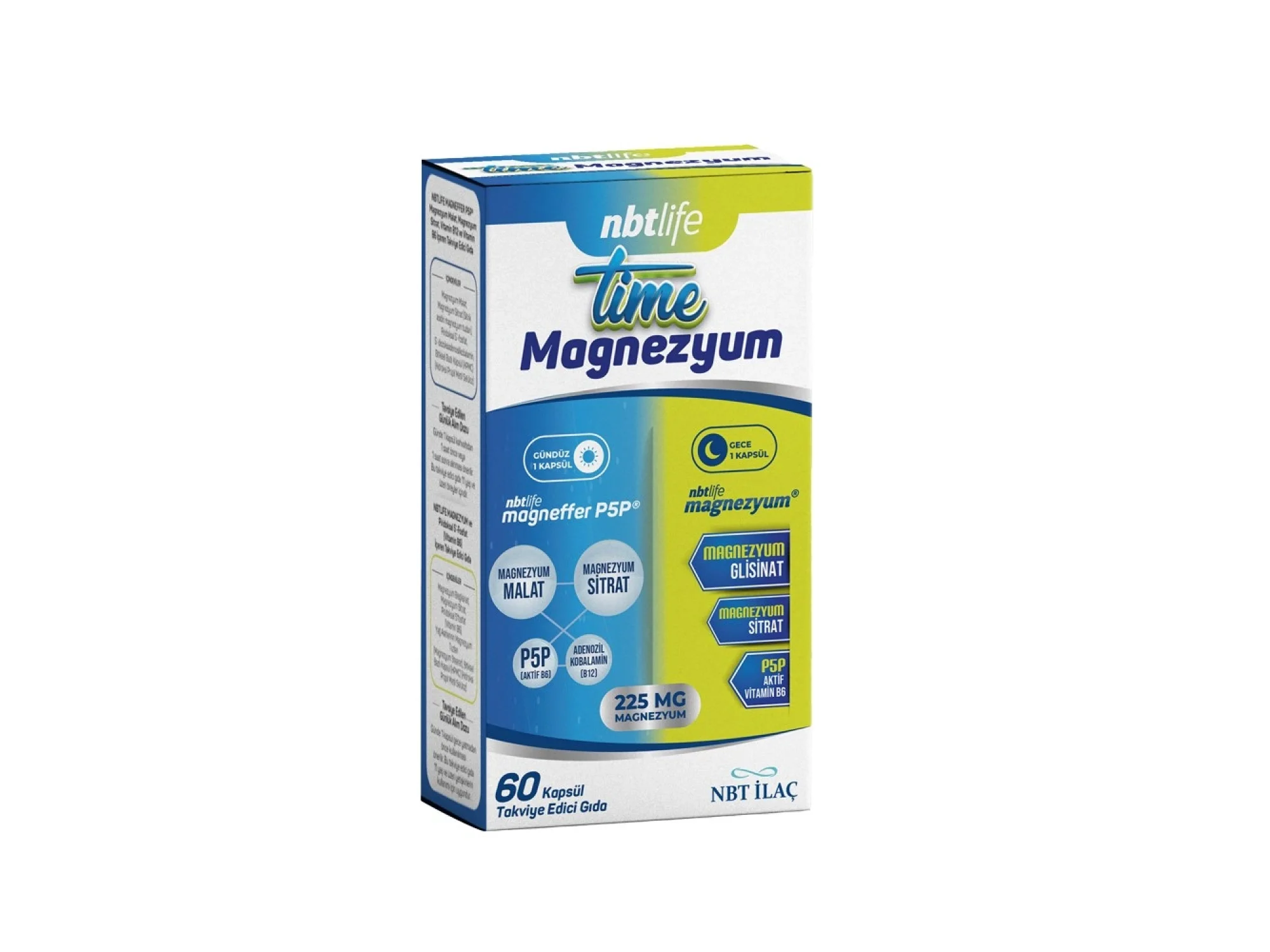 Nbt Life Time Magnezyum 60 Kapsül