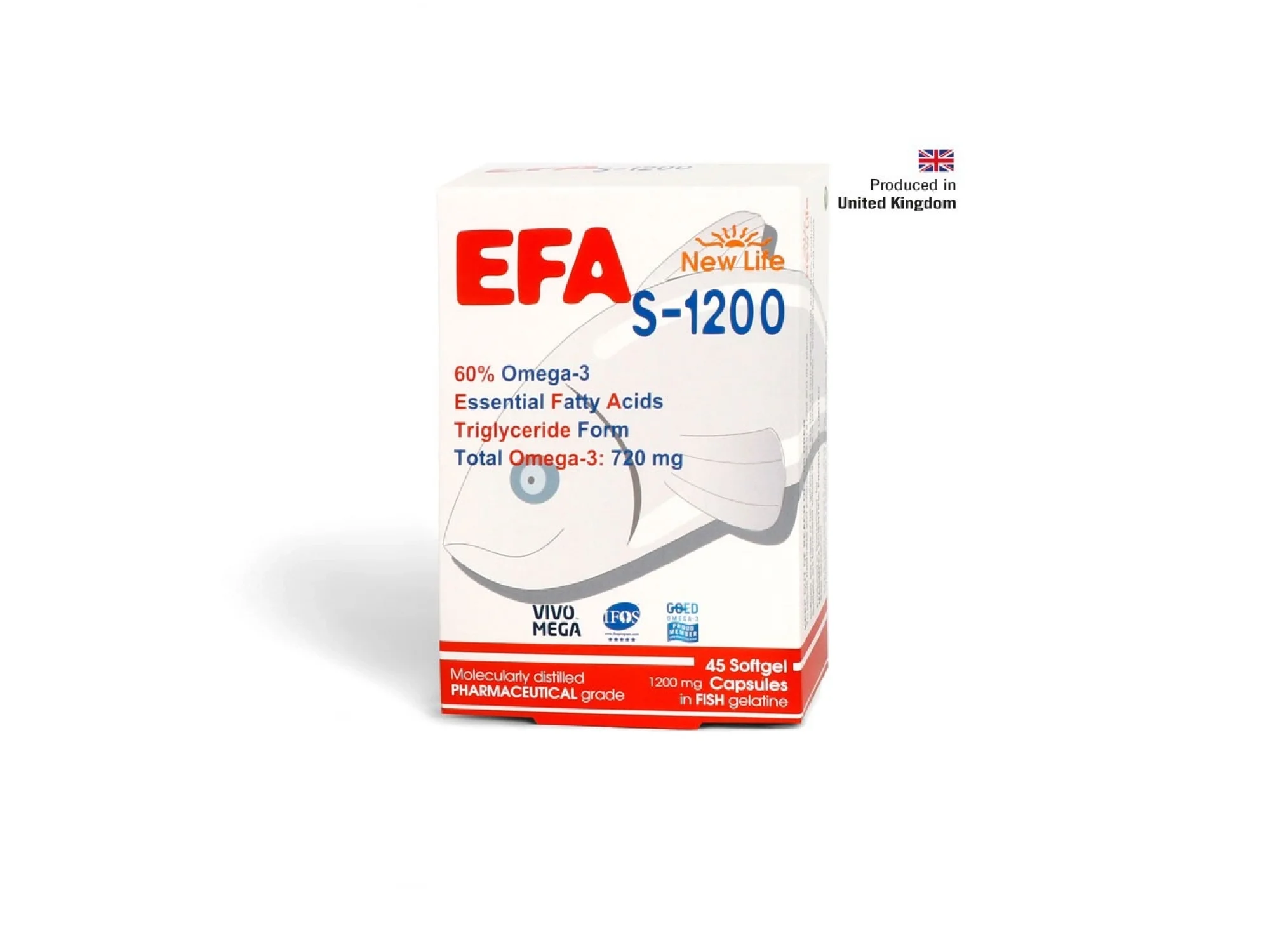 New Life EFA S-1200 mg 45 Kapsül