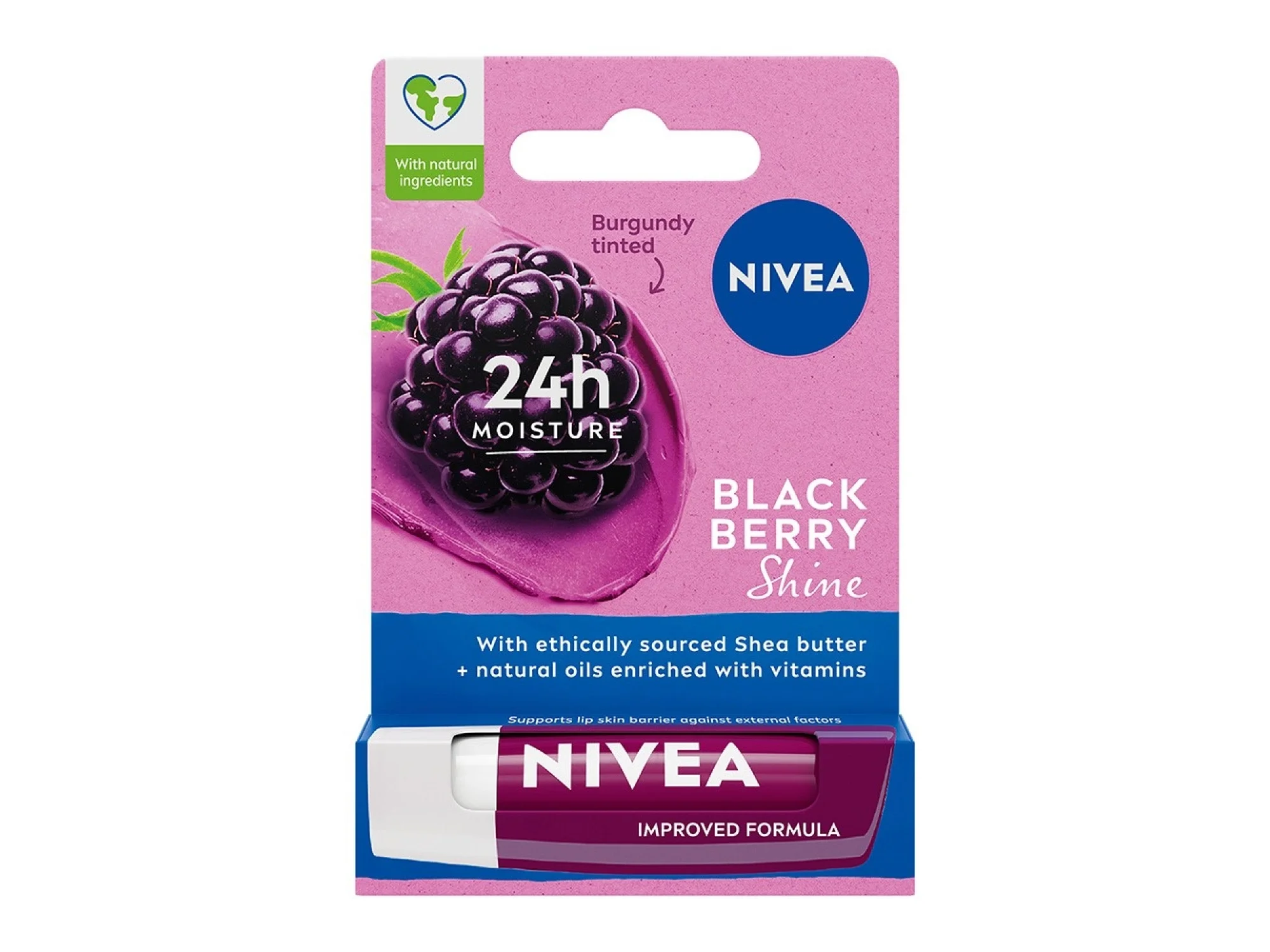 Nivea Bakım Yapan Dudak Bakım Kremi Black Berry 4,8 gr