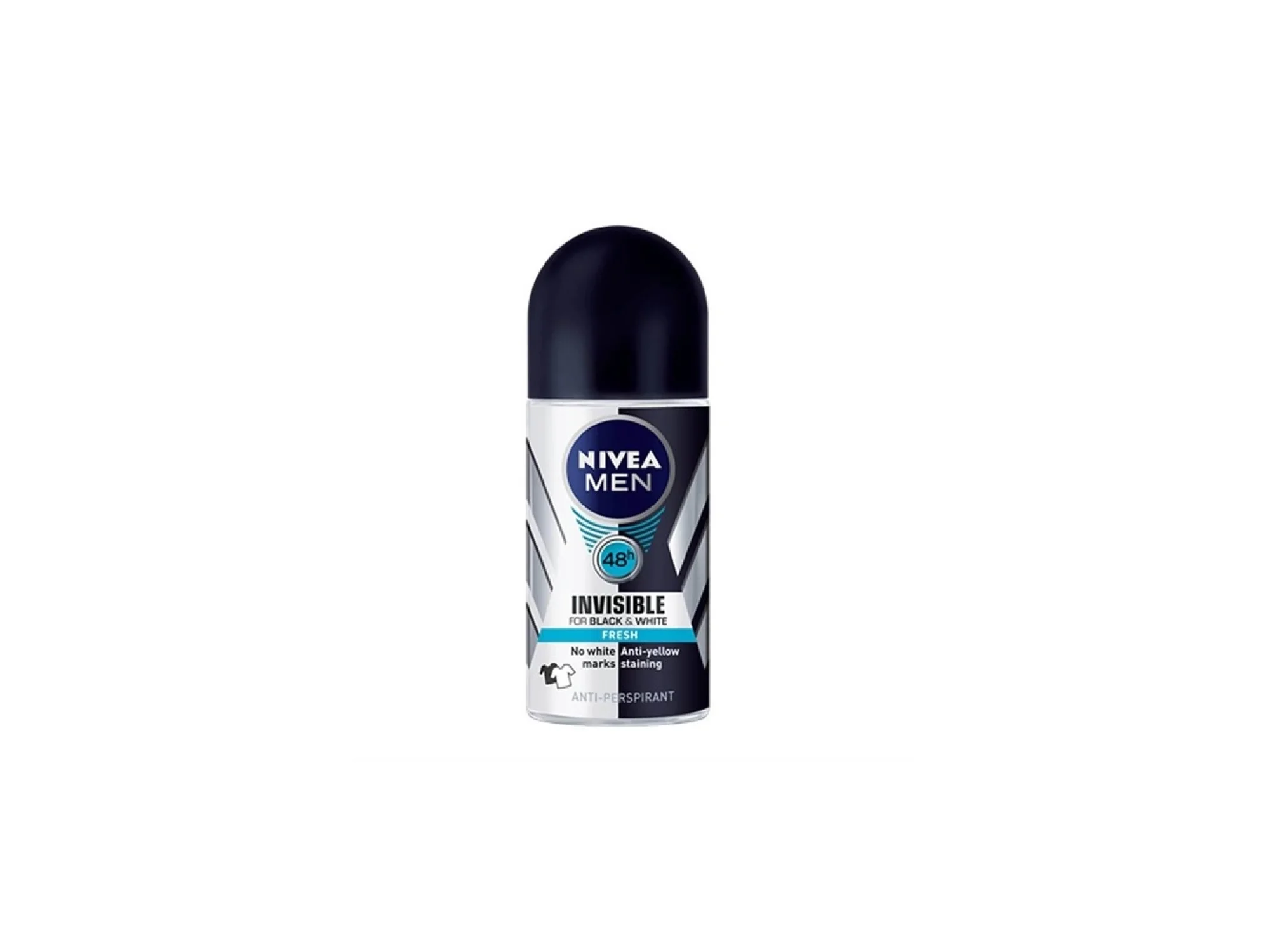 Nivea Black  White Invisible Roll-On For Men Fresh 50 ml