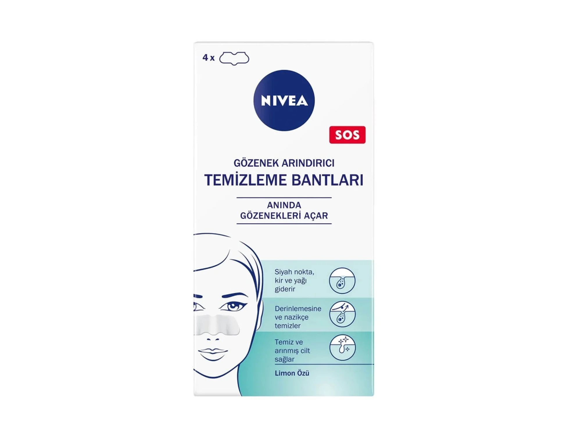 Nivea Gözenek Arındırıcı Temizleme Bantları 4lü
