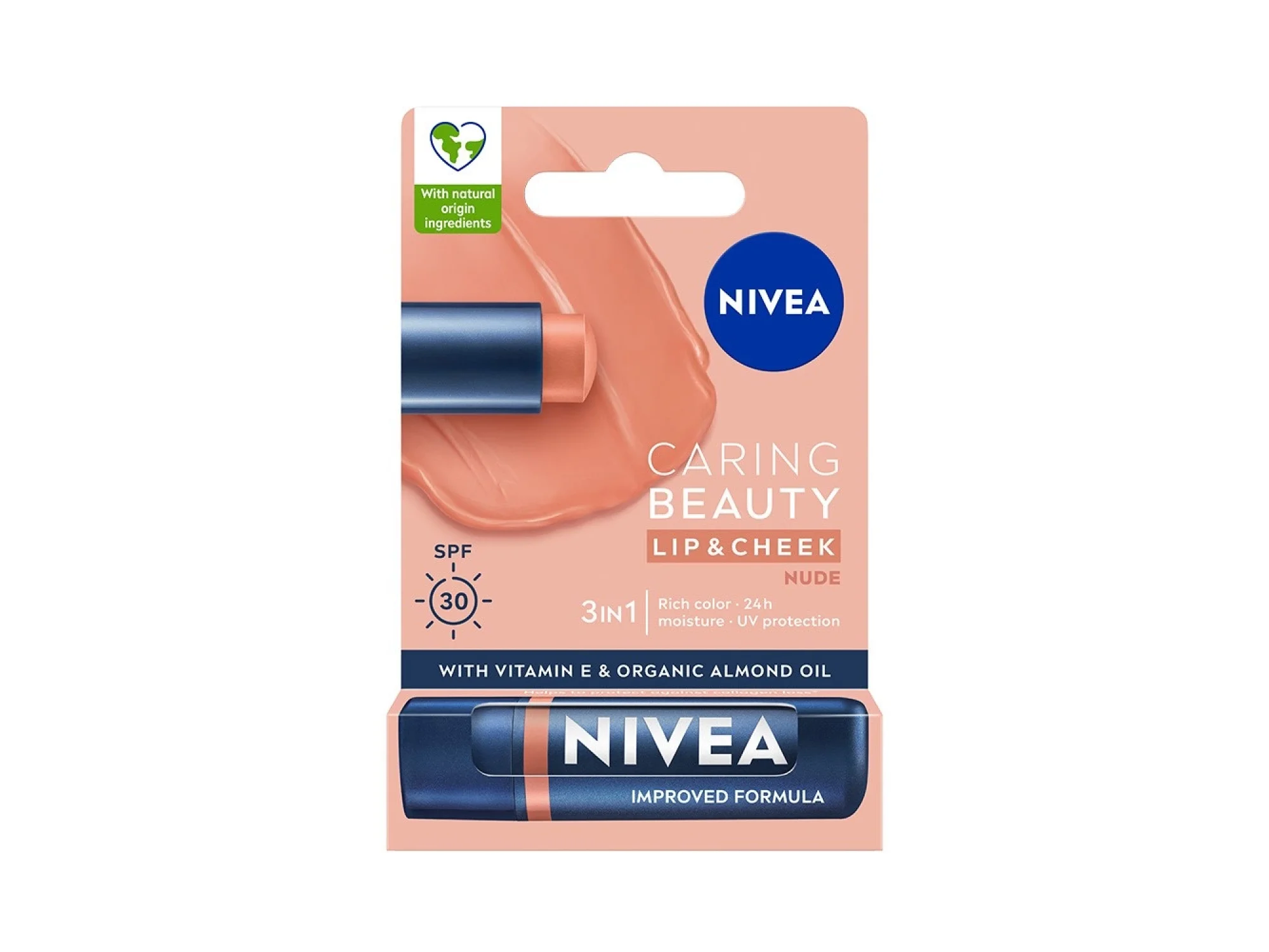 Nivea Lip Cheek Caring Nude