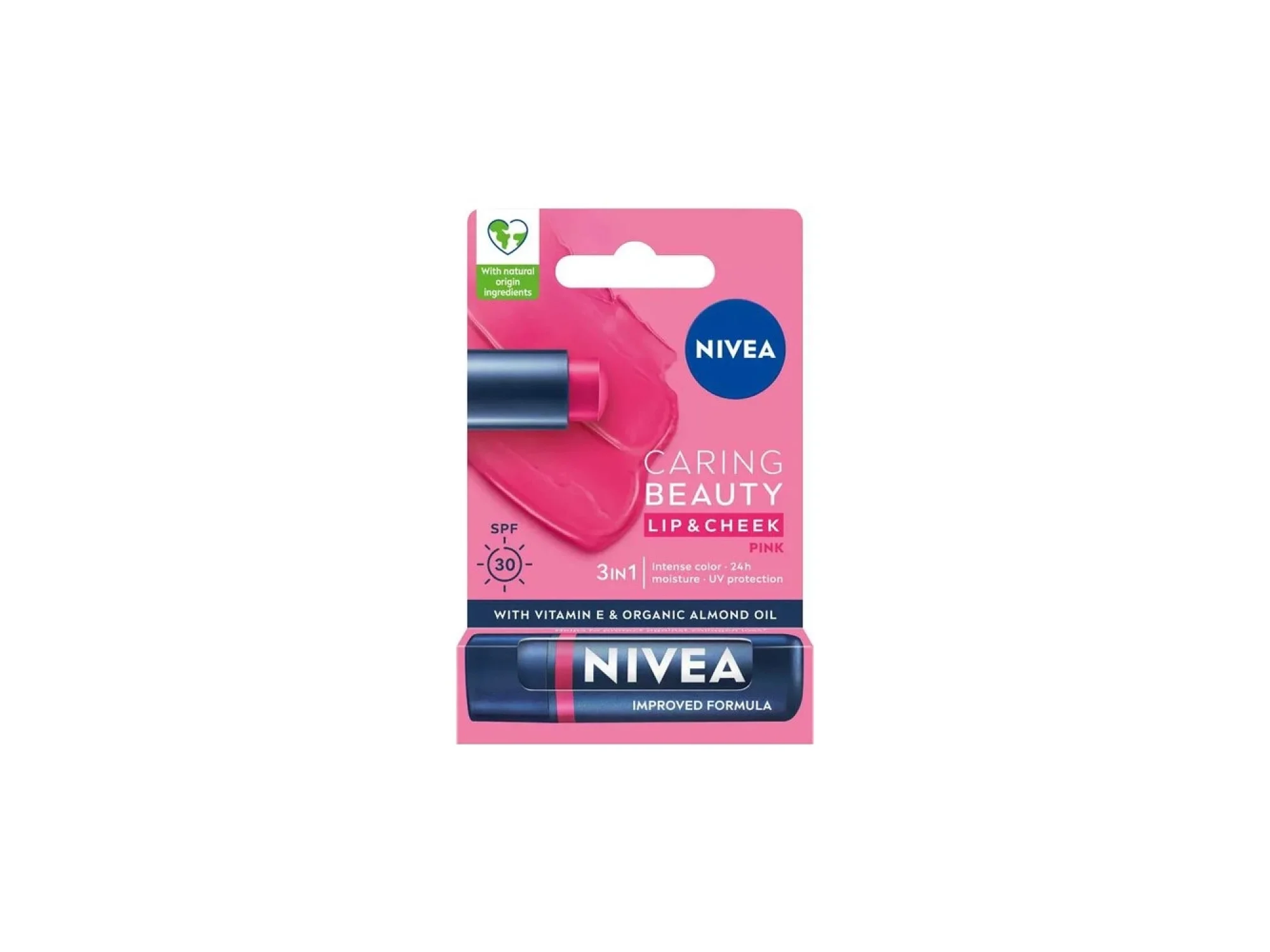 Nivea Lip Cheek Caring Pınk