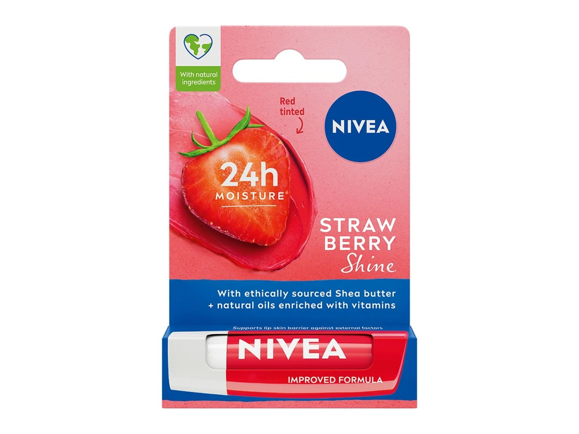 Nivea Lip Stick Çilek 24 Saat Nem
