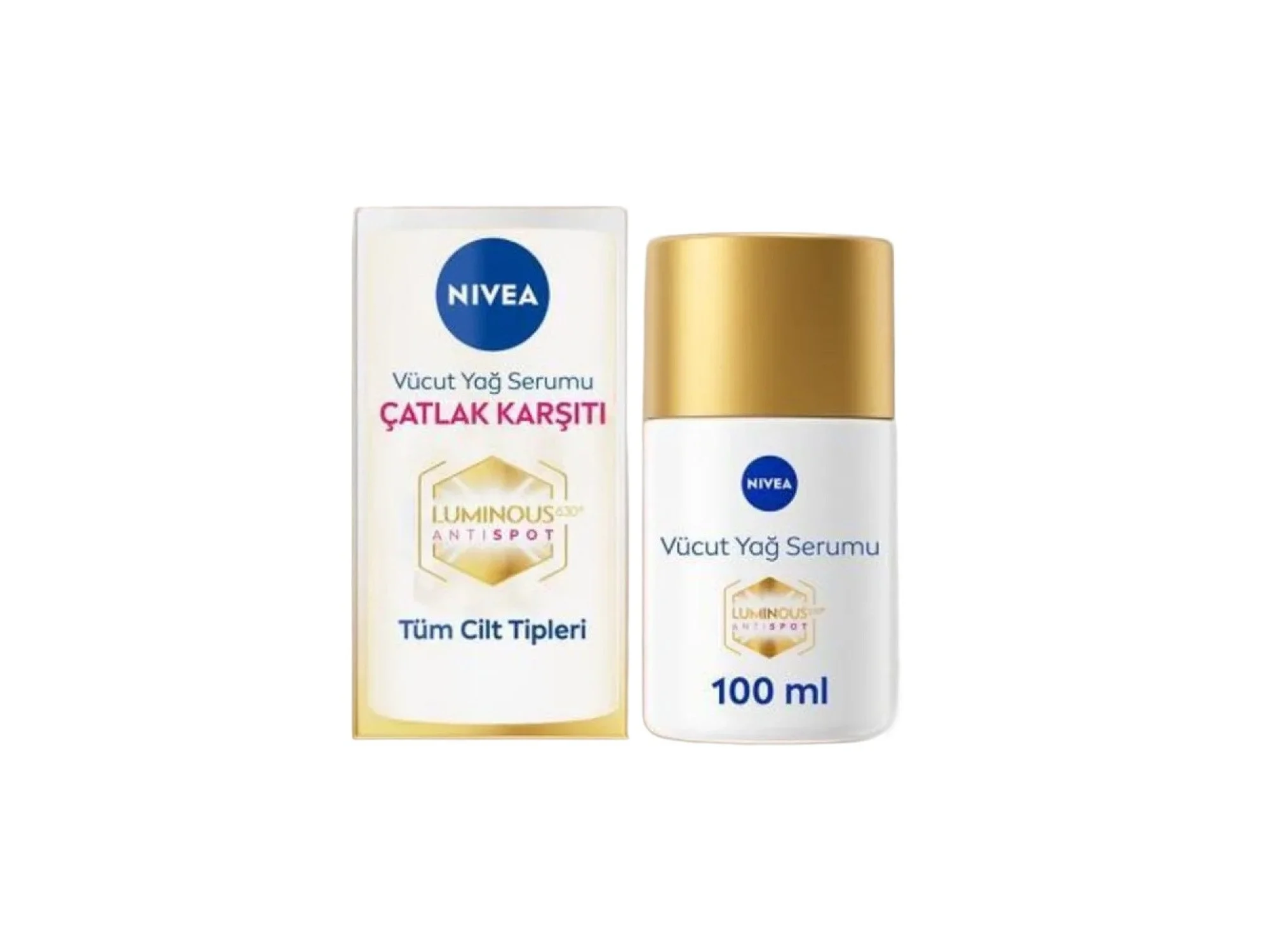 Nivea Luminous 630 Çatlak Karşıtı Vücut Yağ Serumu 100 ml