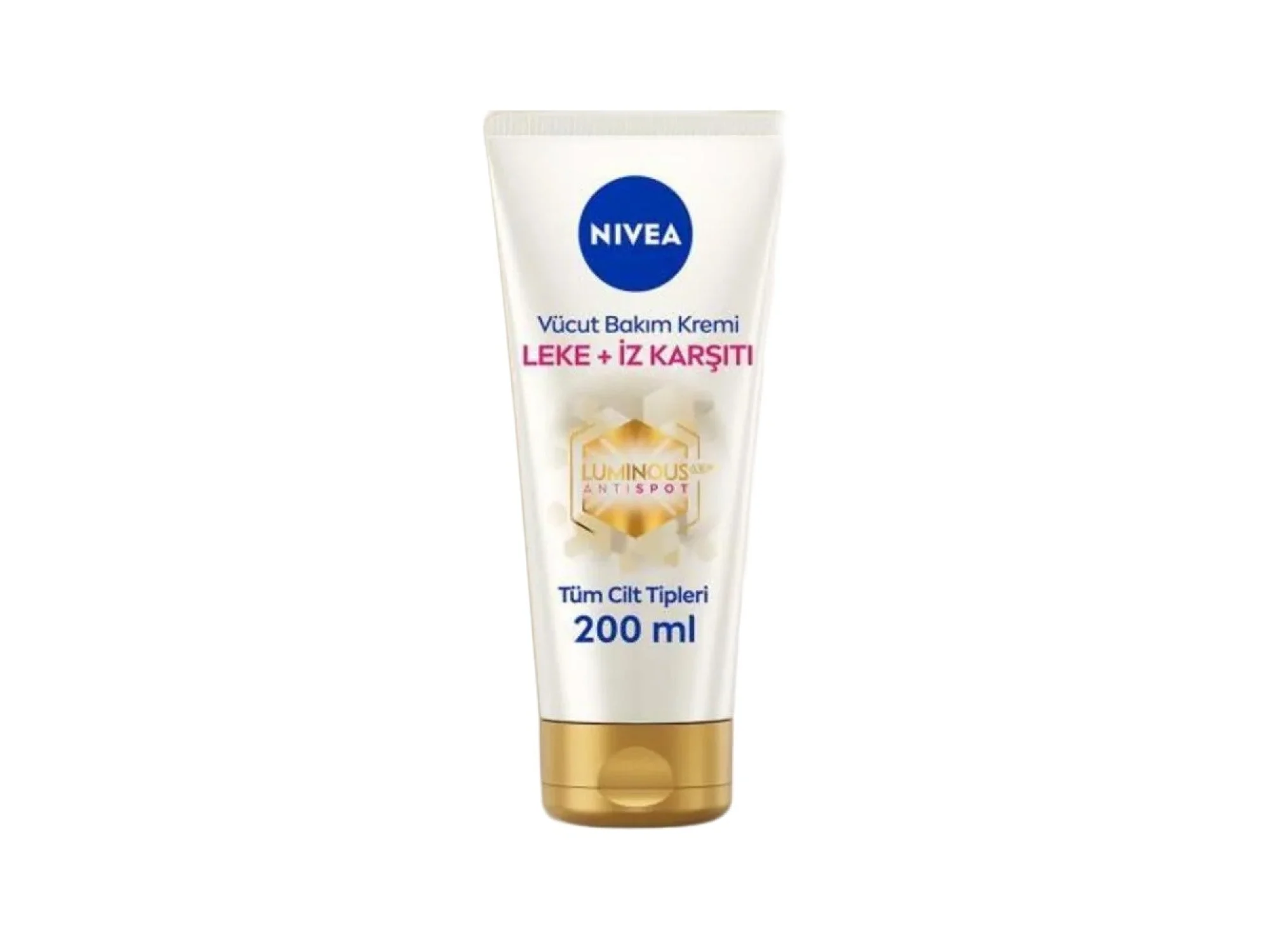 Nivea Luminous 630 Leke ve İz Karşıtı Vücut Bakım Kremi Çatlak ve Güneş Lekesi 48 Saat Nem 200 ml
