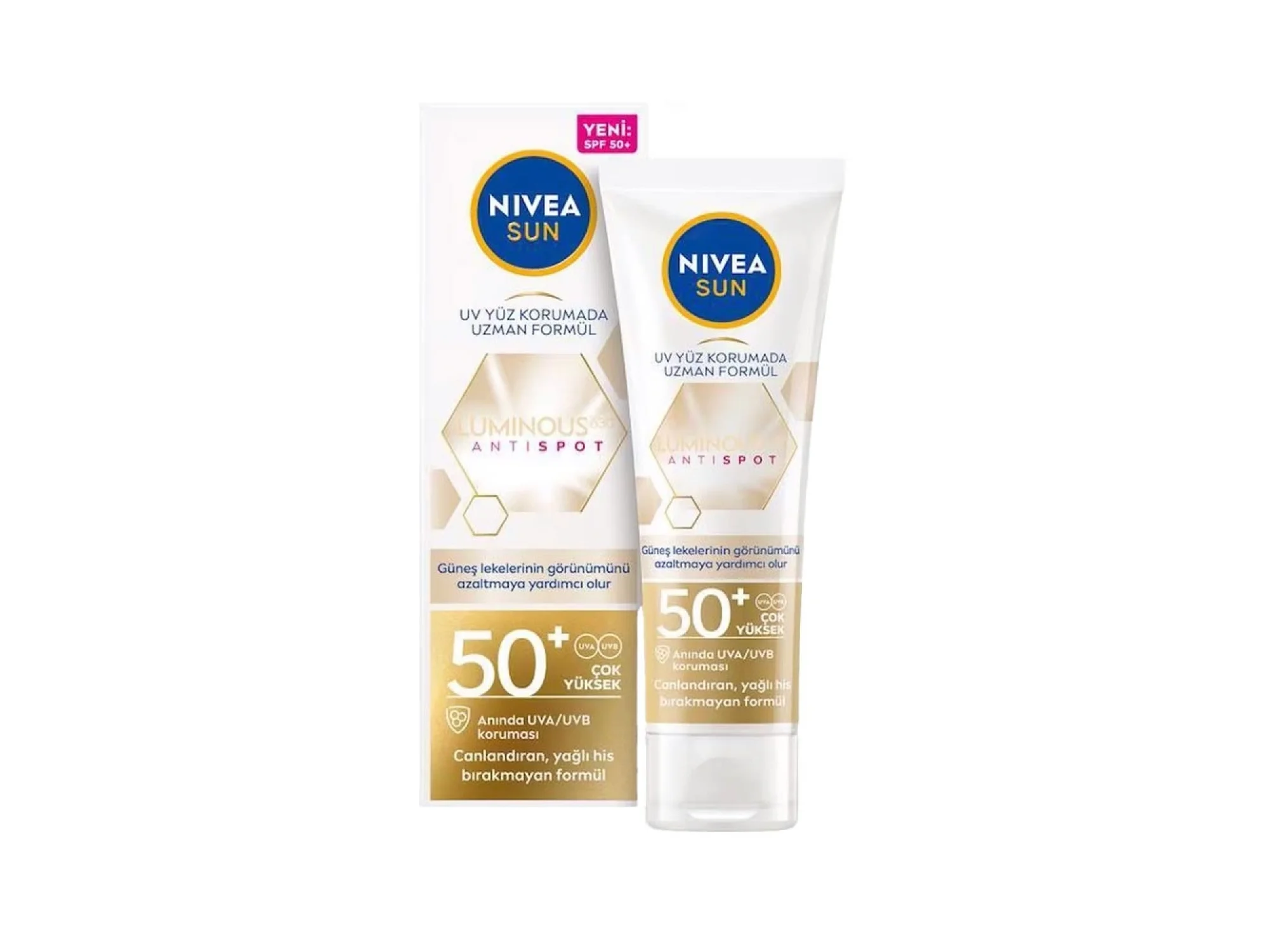 Nivea Luminous630 Leke Karşıtı SPF50+ Güneş Koruyucu Yüz Kremi 40 ml