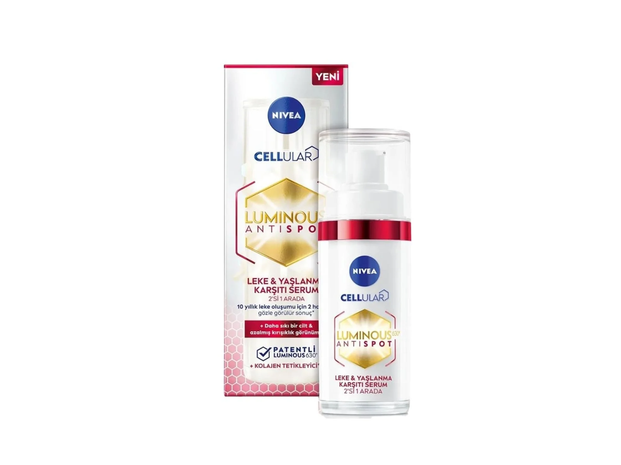 Nivea Luminous630 Leke Yaşlanma Karşıtı Serum Hyaluronik Asit ve Kolajen Tetikleyici 30 ml