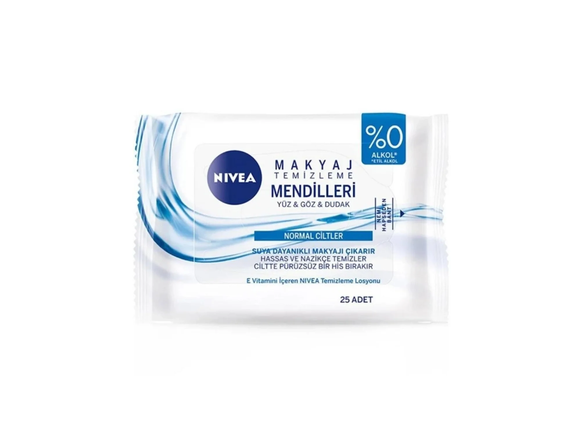 Nivea Makyaj Temizleme Mendili 3in1 Normal Ciltler 25 Yaprak