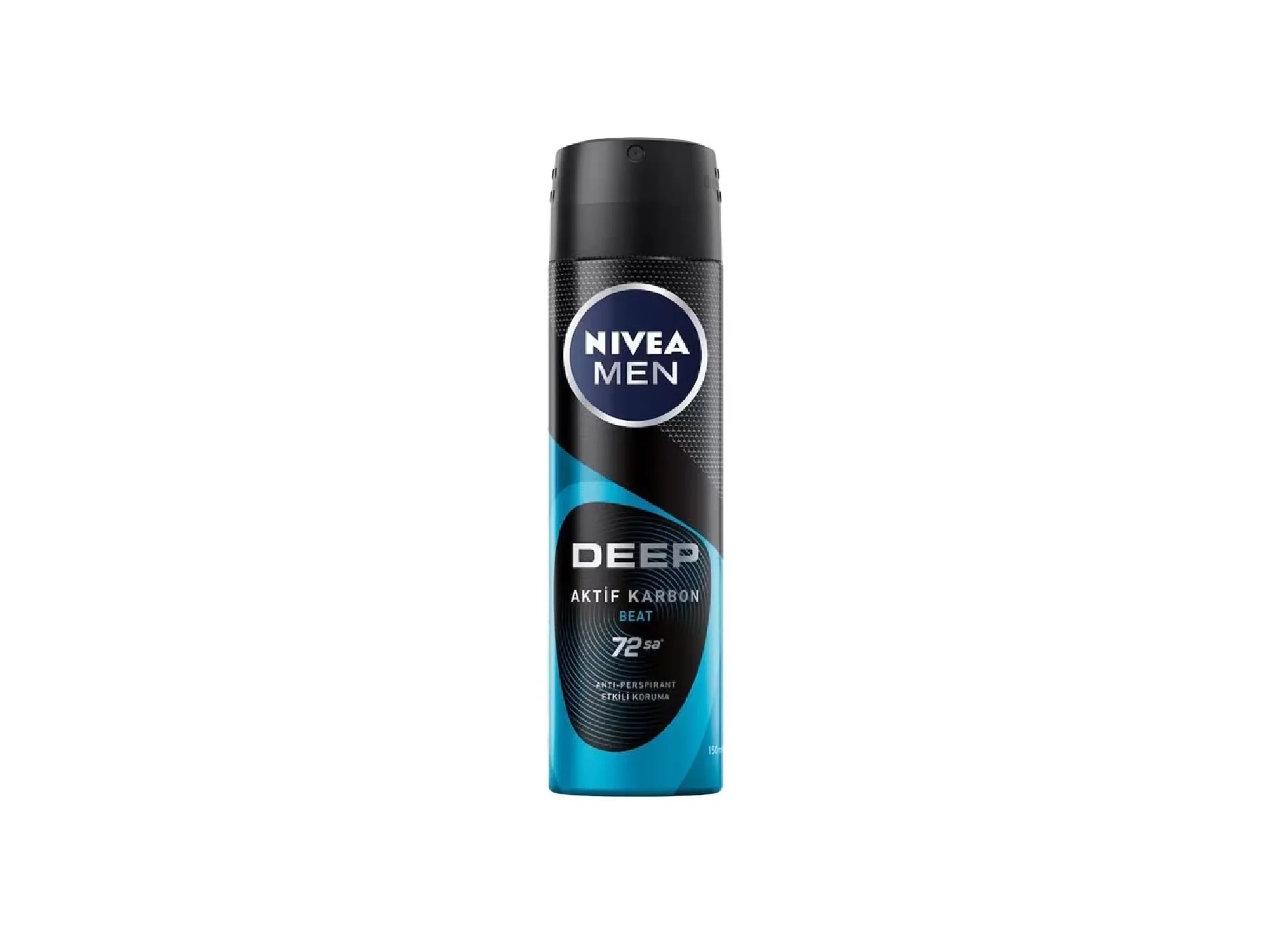 Nivea Men Deodorant Deep Beat Aktif Karbon Erkek Sprey 150 ml