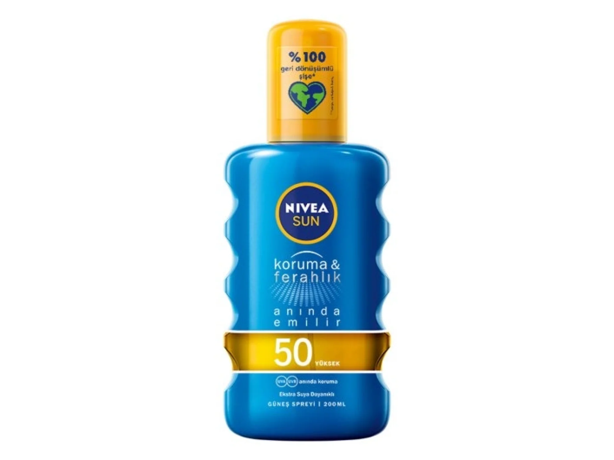Nivea Sun Güneş Spreyi Koruma  Ferahlık Transparan SPF50 200 ml