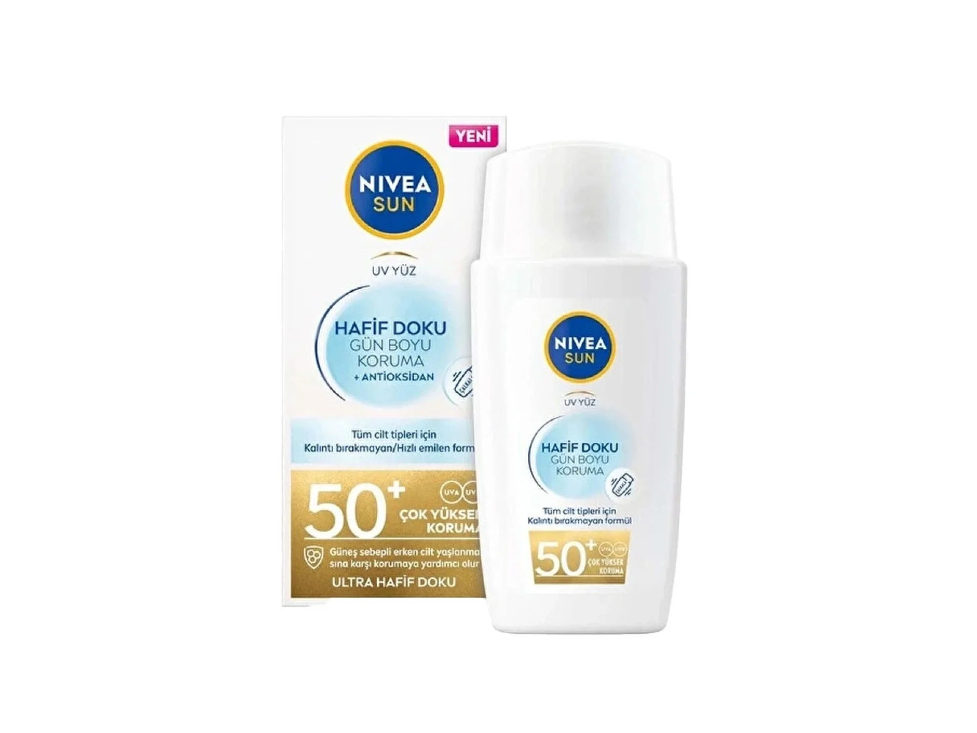 Nivea Sun Hafif Dokulu Güneş Koruyucu Yüz Kremi 40 ml