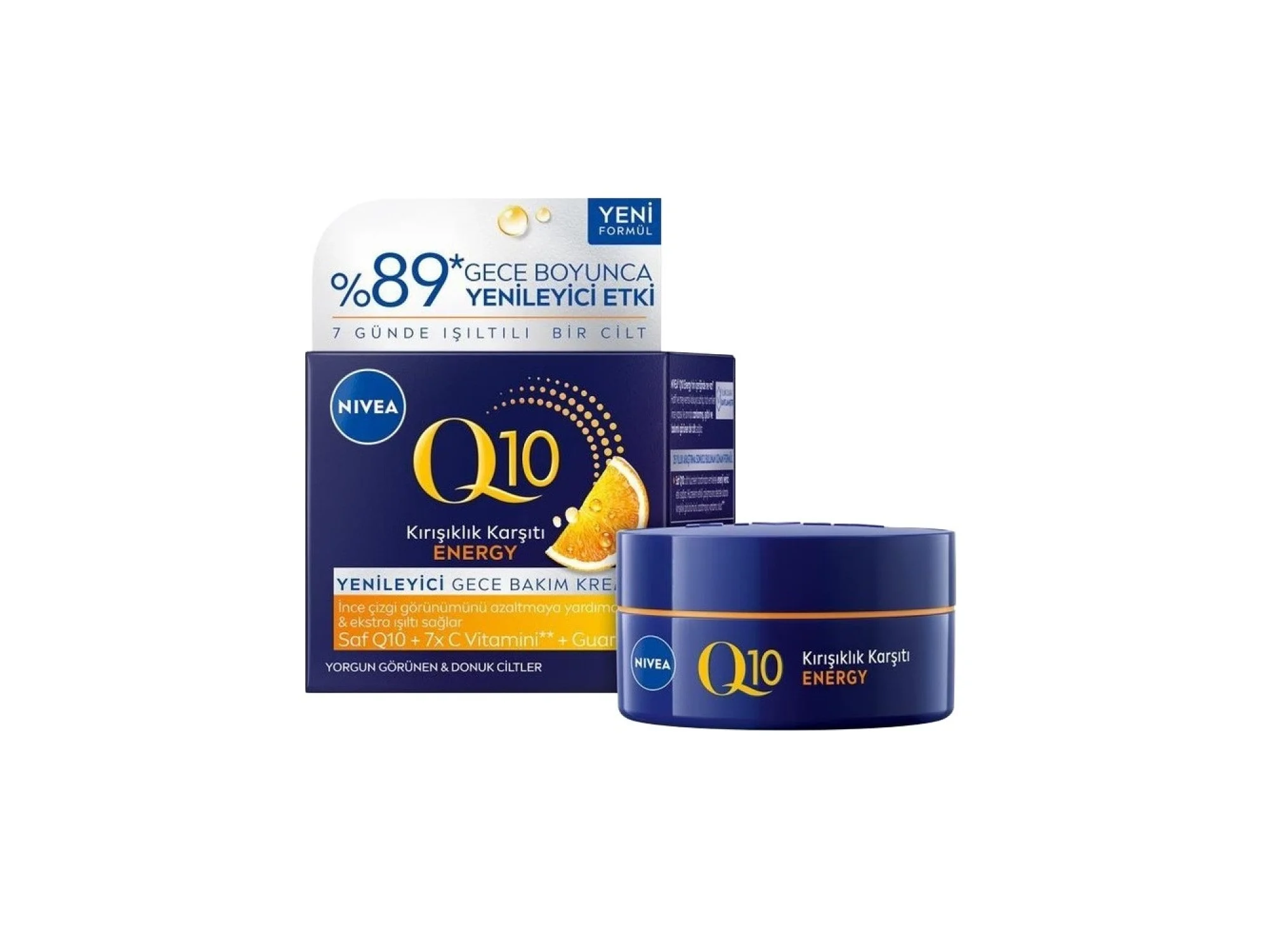 Nivea Visage Q10 Power Gece Bakım Kremi 50 ml