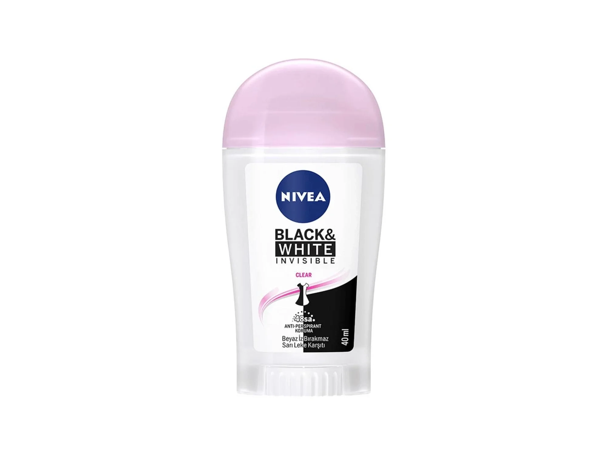 Nivea Women Black  White Invisible Clear Stick Deodorant 50 ml