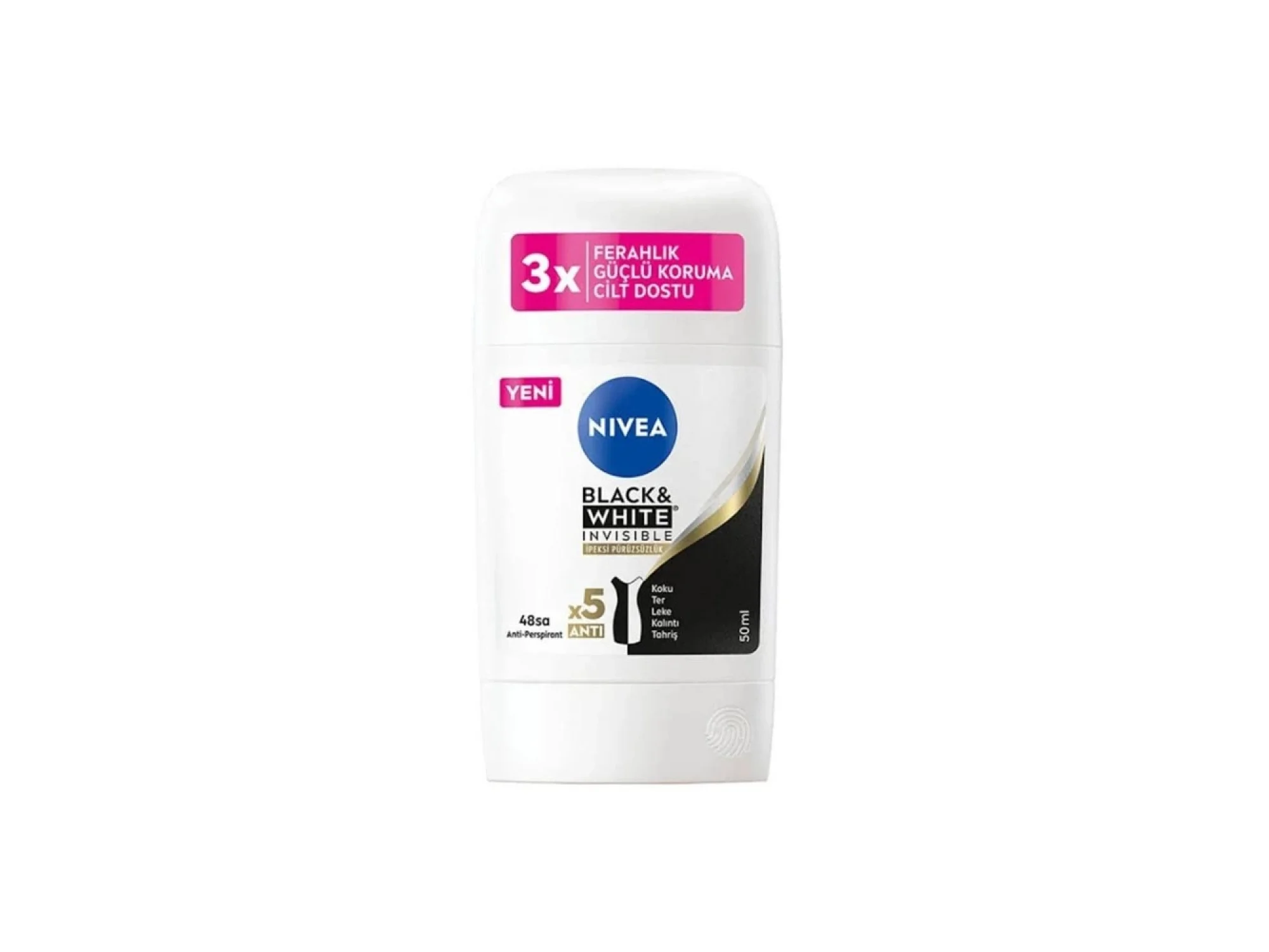 Nivea Women Black  White Invisible Stick Deodorant 50 ml