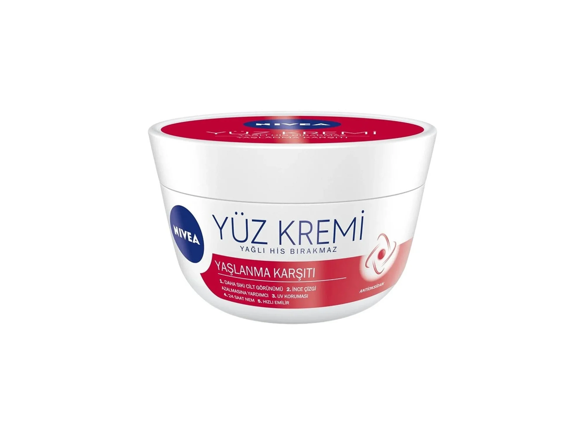 Nivea Yüz Kremi Yaşlanma Karşıtı Yağlı His Bırakmaz 100 ml